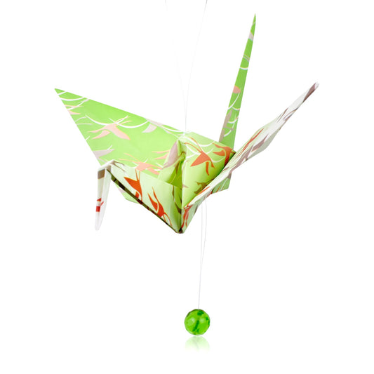 Unique Flying Bird Origami with Peridot August Birthstone A August Gemstone Birthday Gift Celebrating Joyful New Beginnings
