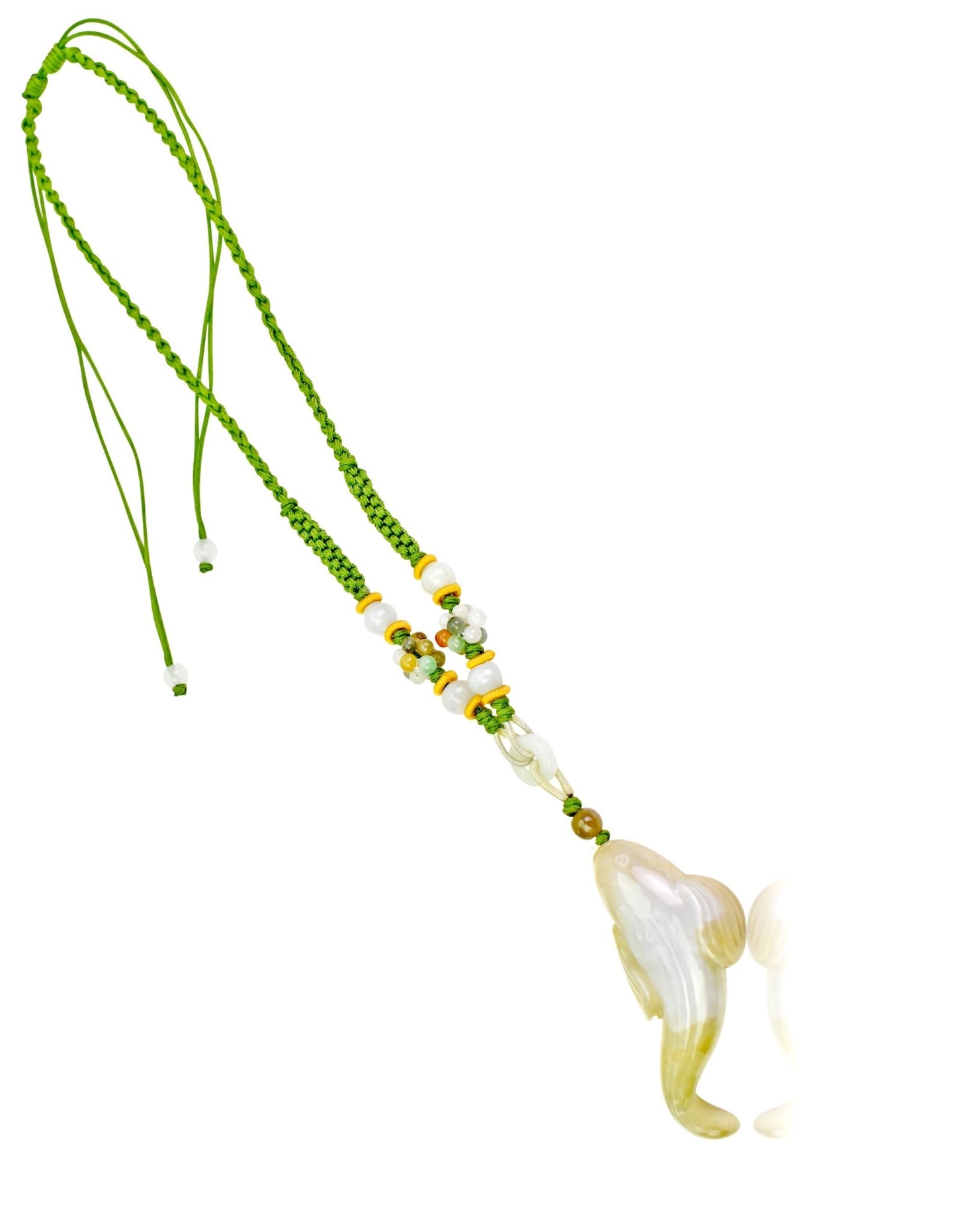 Dive Into Transformation with the Japanese Eel Jade Pendant NecklaceNecklacesSerenity Jade
