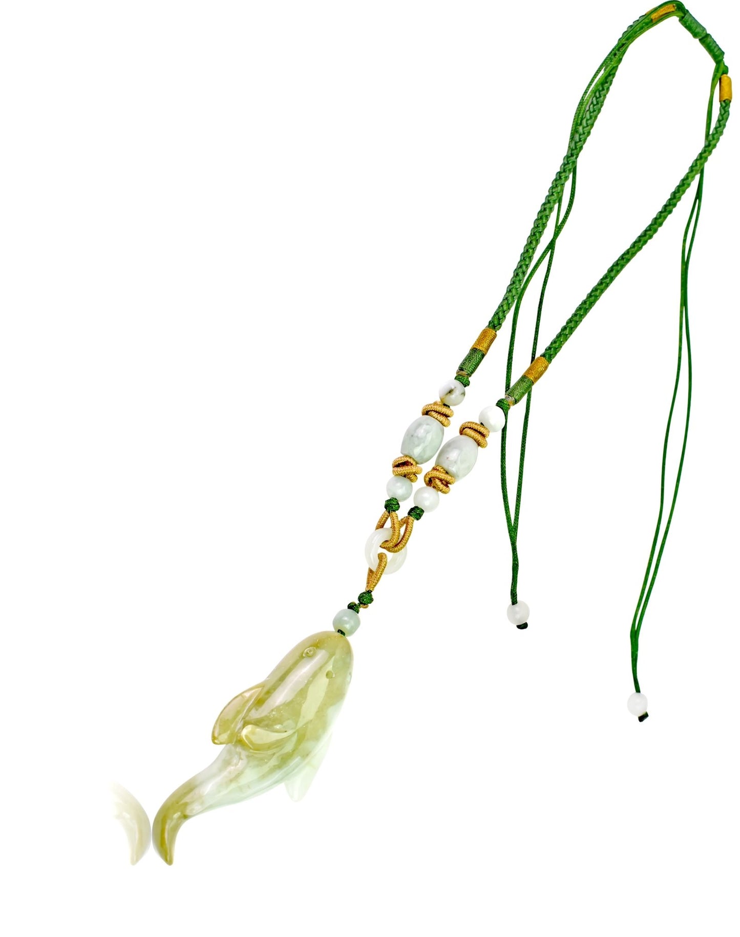 Dive Into Transformation with the Japanese Eel Jade Pendant NecklaceNecklacesSerenity Jade