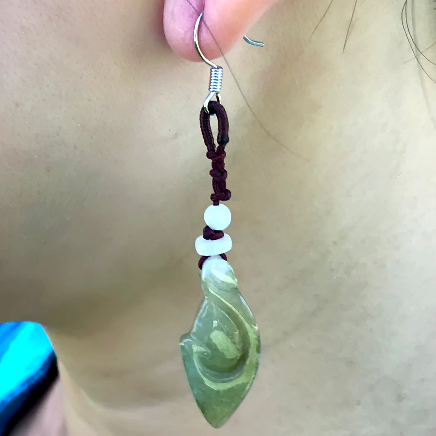 Elevate Your Style with Swirl Jade Pendant EarringsEarringsSerenity Jade