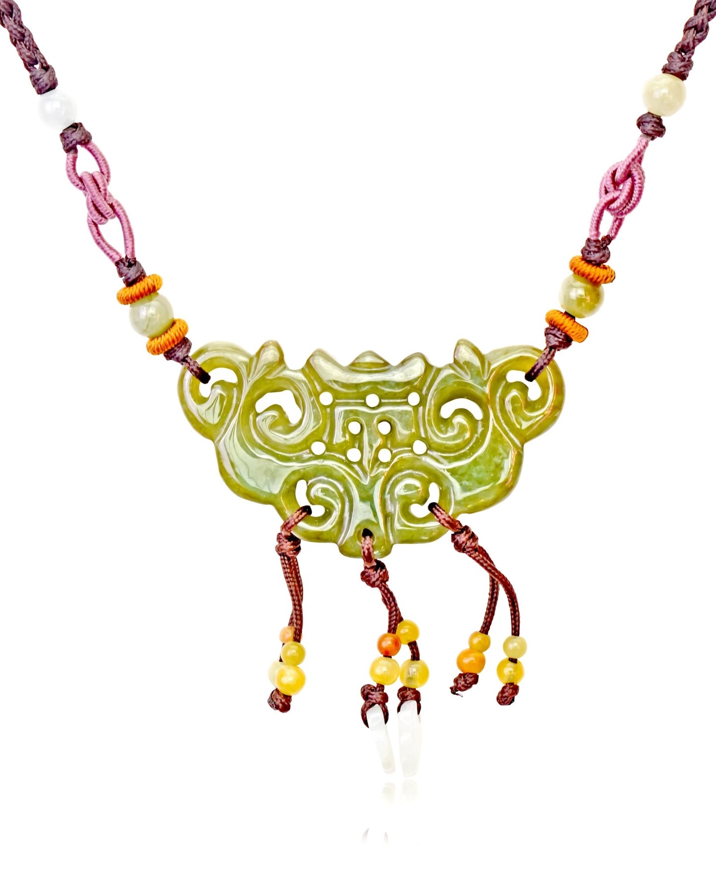 Embrace Great Recognition with the Medallion Jade Pendant NecklaceNecklacesSerenity Jade