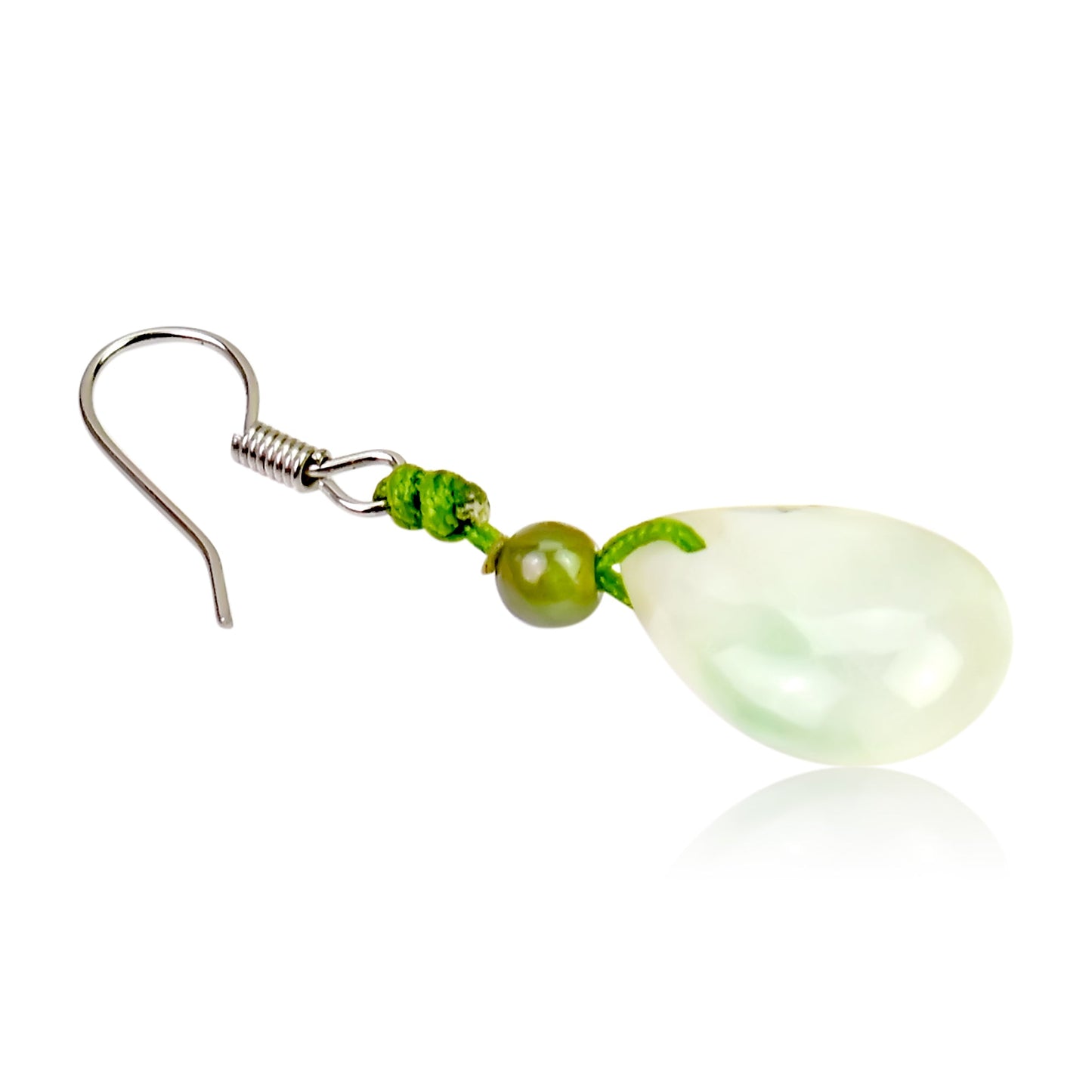 ️ Embrace Nature's Elegance with Rain Drop Jade Pendant EarringsEarringsSerenity Jade
