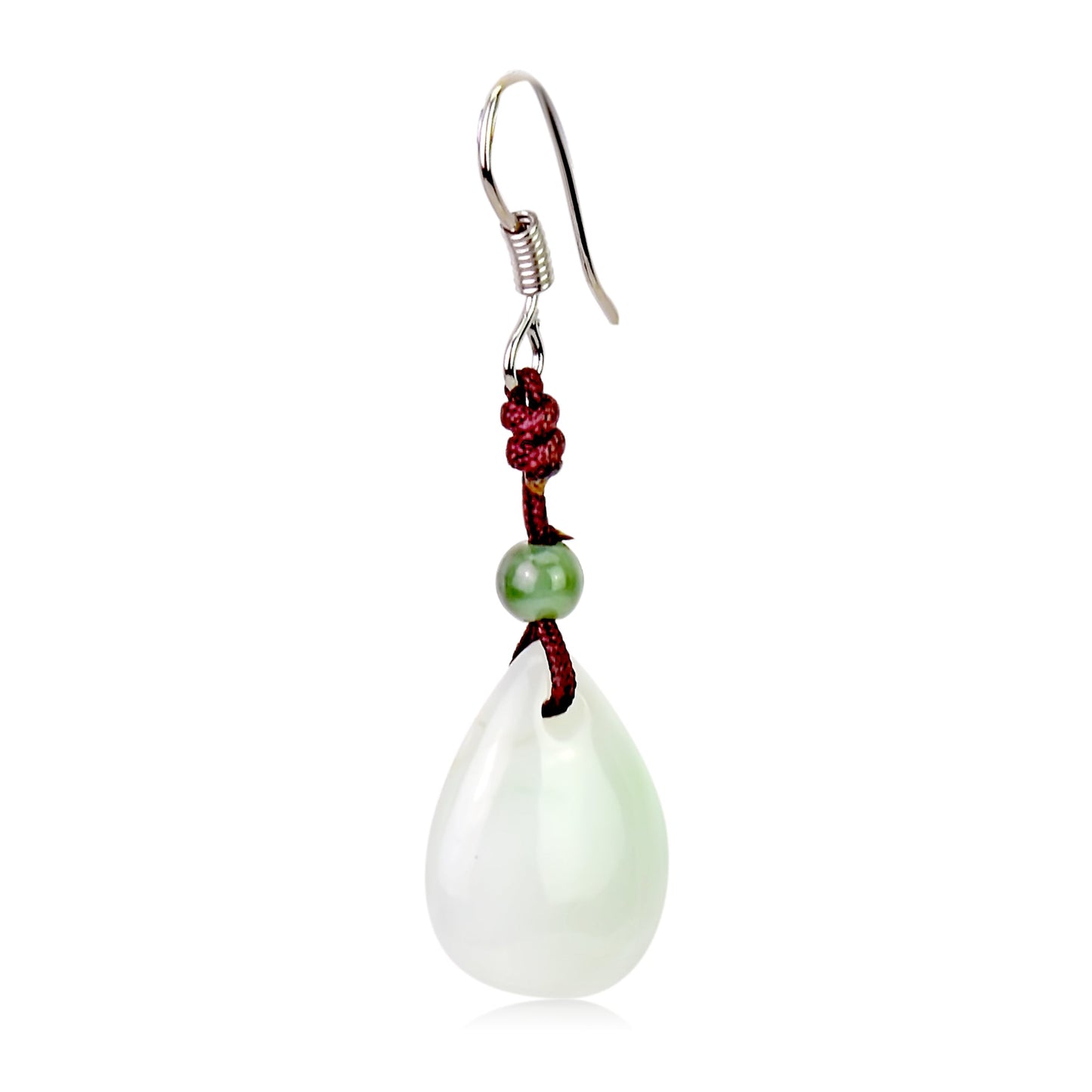 ️ Embrace Nature's Elegance with Rain Drop Jade Pendant EarringsEarringsSerenity Jade