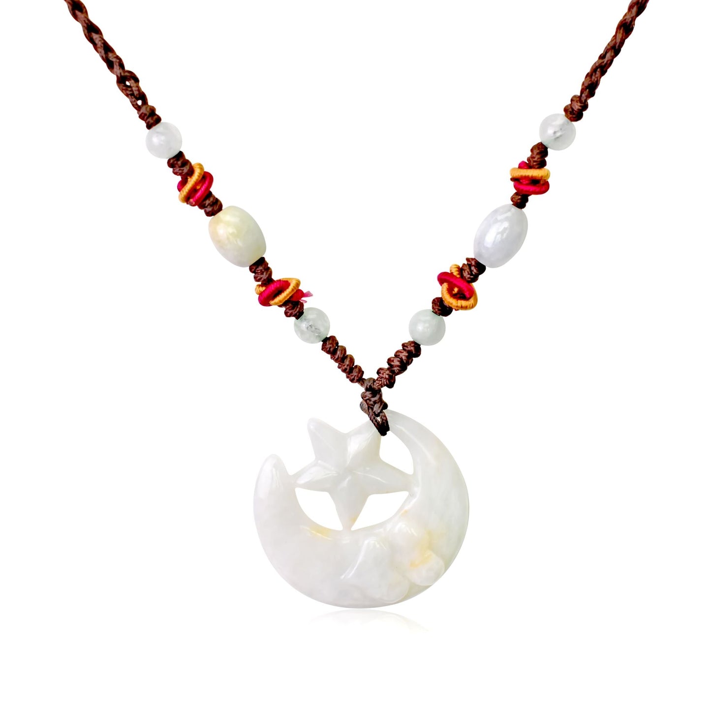Embrace Renewal with a Crescent Moon Handmade Jade NecklaceNecklacesSerenity Jade