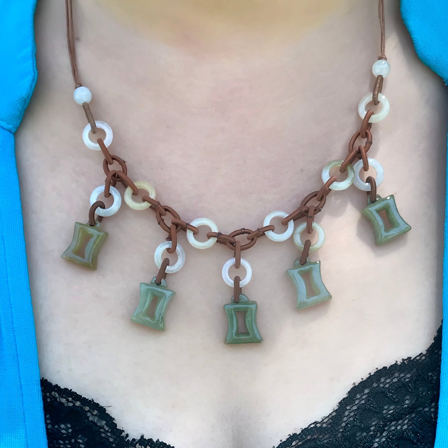 Embrace the Duality with the Gemini Astrology Jade NecklaceNecklacesSerenity Jade