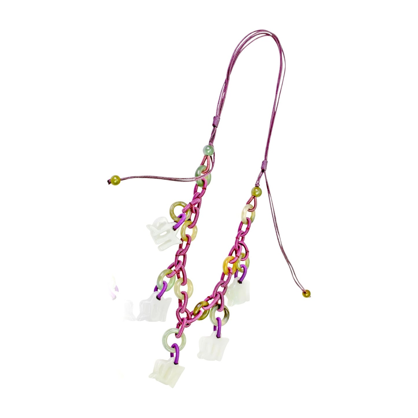 Embrace the Grace of Virgo with the Hand - Carved Jade NecklaceNecklacesSerenity Jade