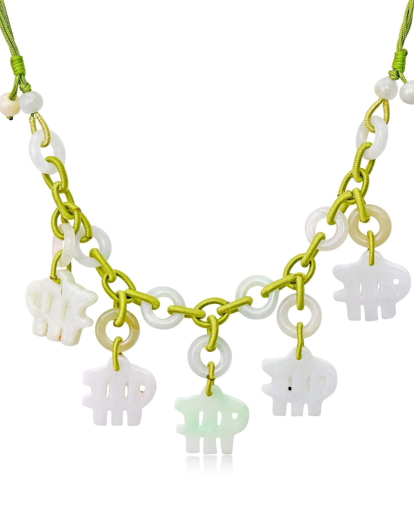 Embrace the Grace of Virgo with the Hand - Carved Jade NecklaceNecklacesSerenity Jade