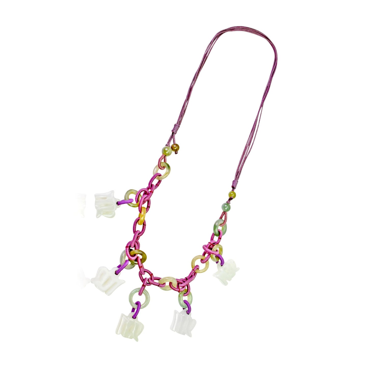 Embrace the Grace of Virgo with the Hand - Carved Jade NecklaceNecklacesSerenity Jade