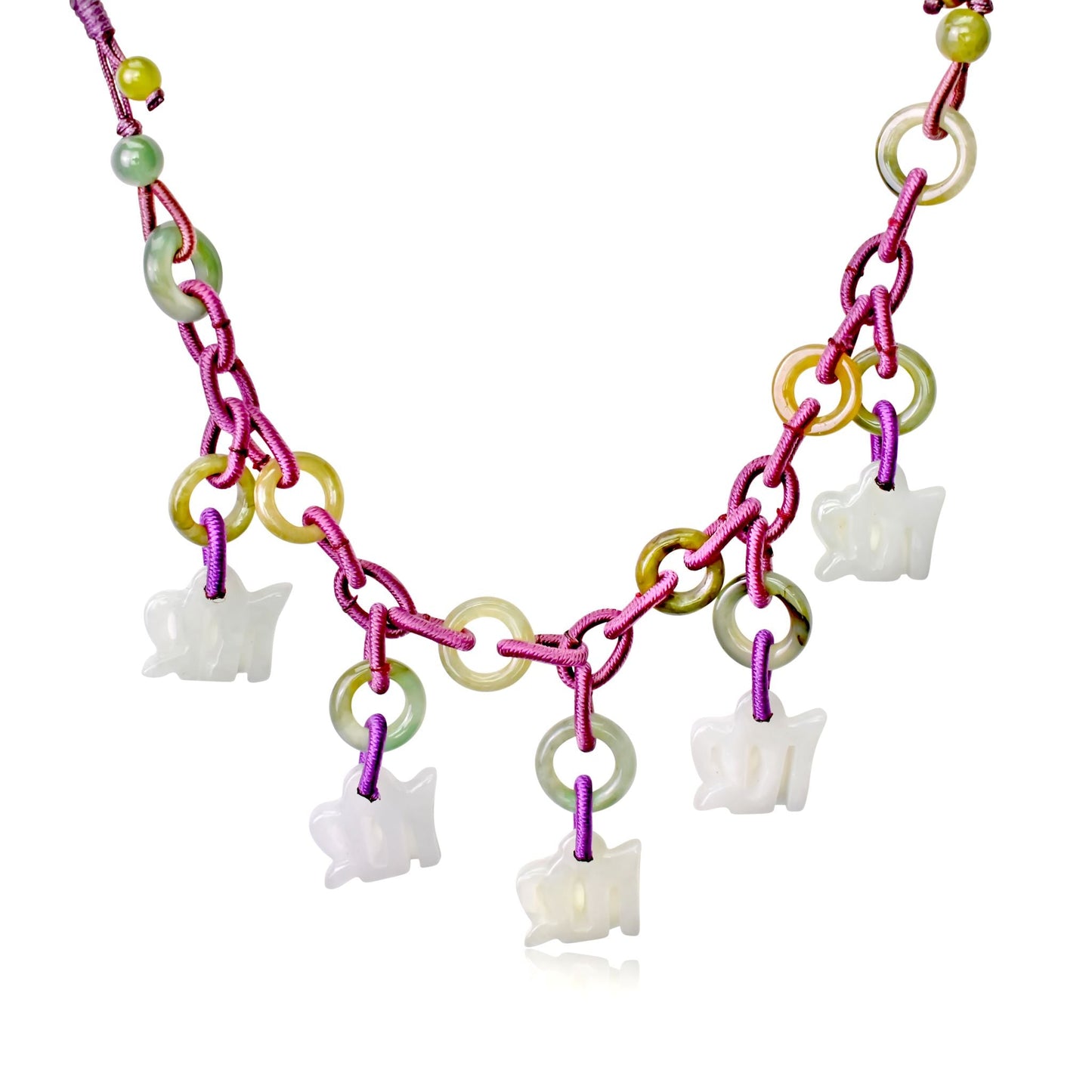 Embrace the Grace of Virgo with the Hand - Carved Jade NecklaceNecklacesSerenity Jade