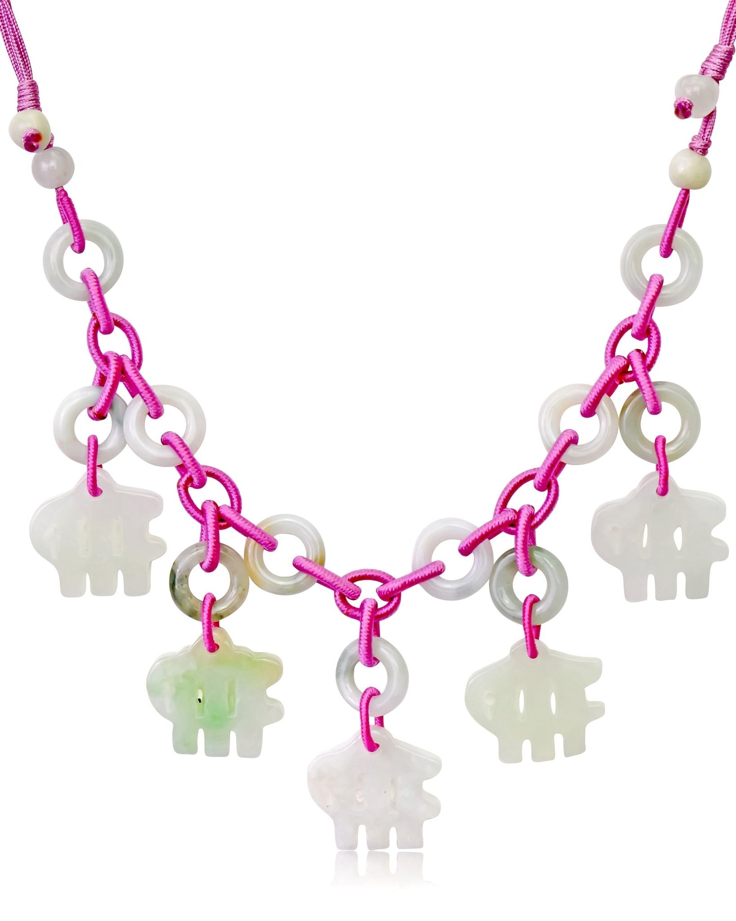 Embrace the Grace of Virgo with the Hand - Carved Jade NecklaceNecklacesSerenity Jade