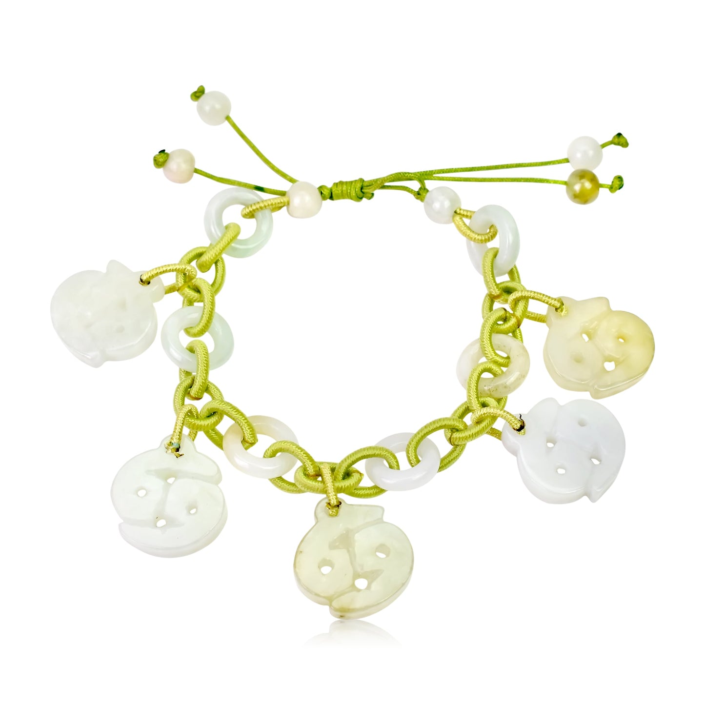 Embrace the Nurturing Power of Cancer with the Handcrafted Jade BraceletBraceletsSerenity Jade