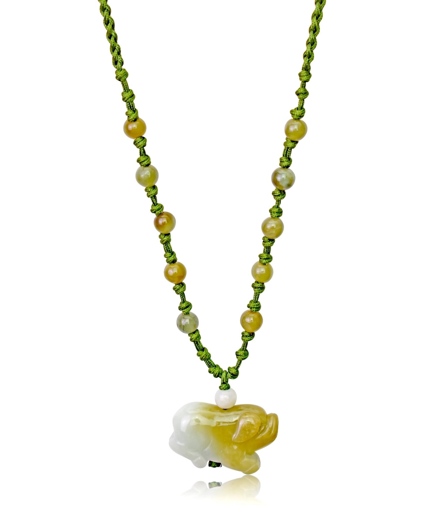 Embrace the Strength and Abundance of the Boar Zodiac Jade NecklaceNecklacesSerenity Jade