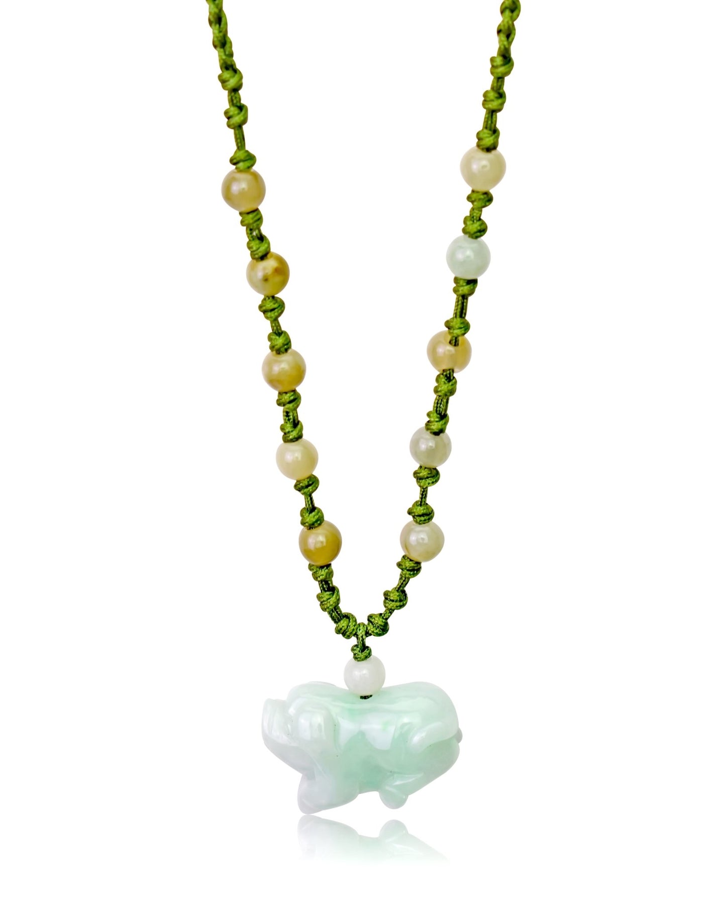 Embrace the Strength and Abundance of the Boar Zodiac Jade NecklaceNecklacesSerenity Jade