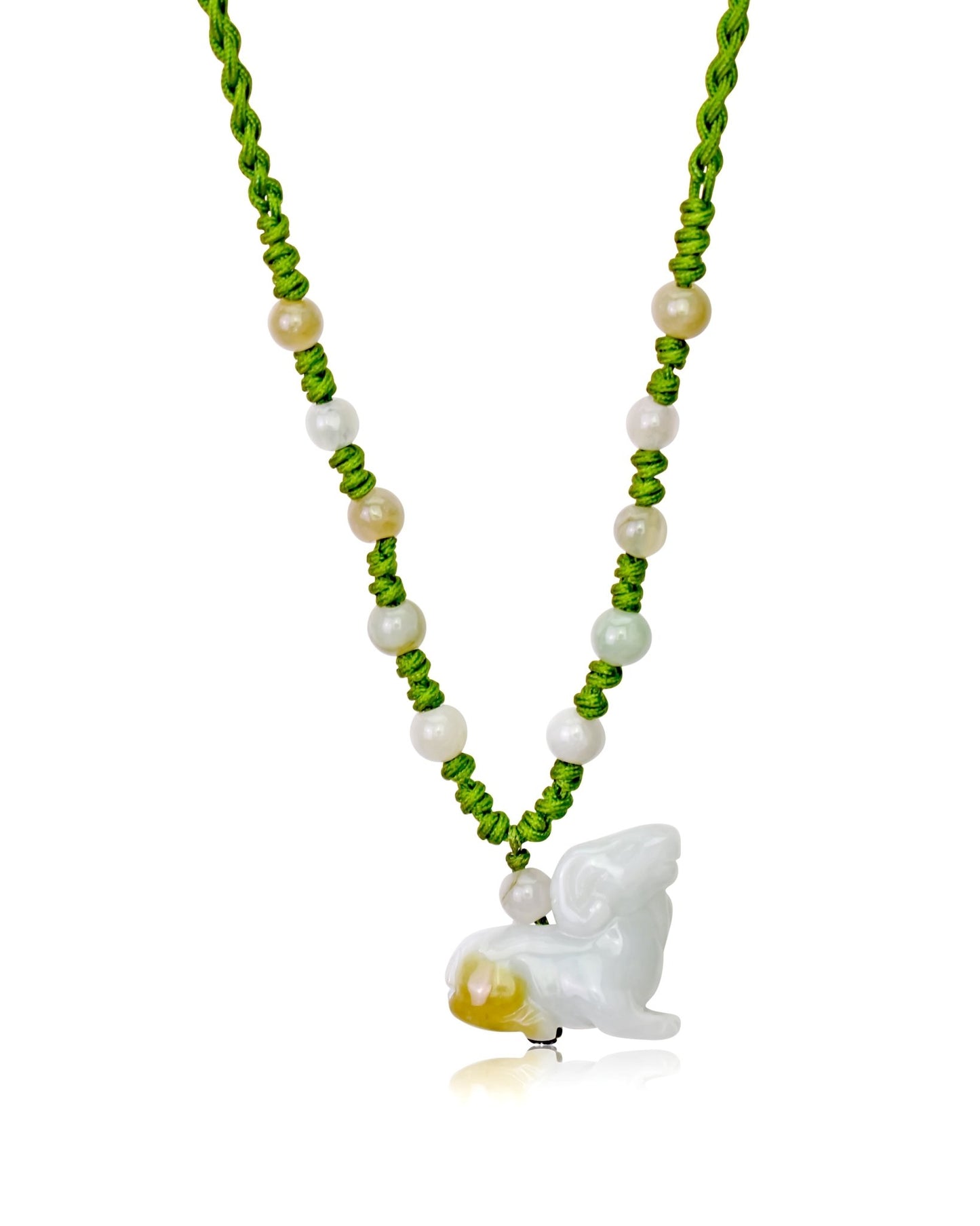 Embrace the Tranquility of the Sheep Zodiac Handmade Jade NecklaceNecklacesSerenity Jade