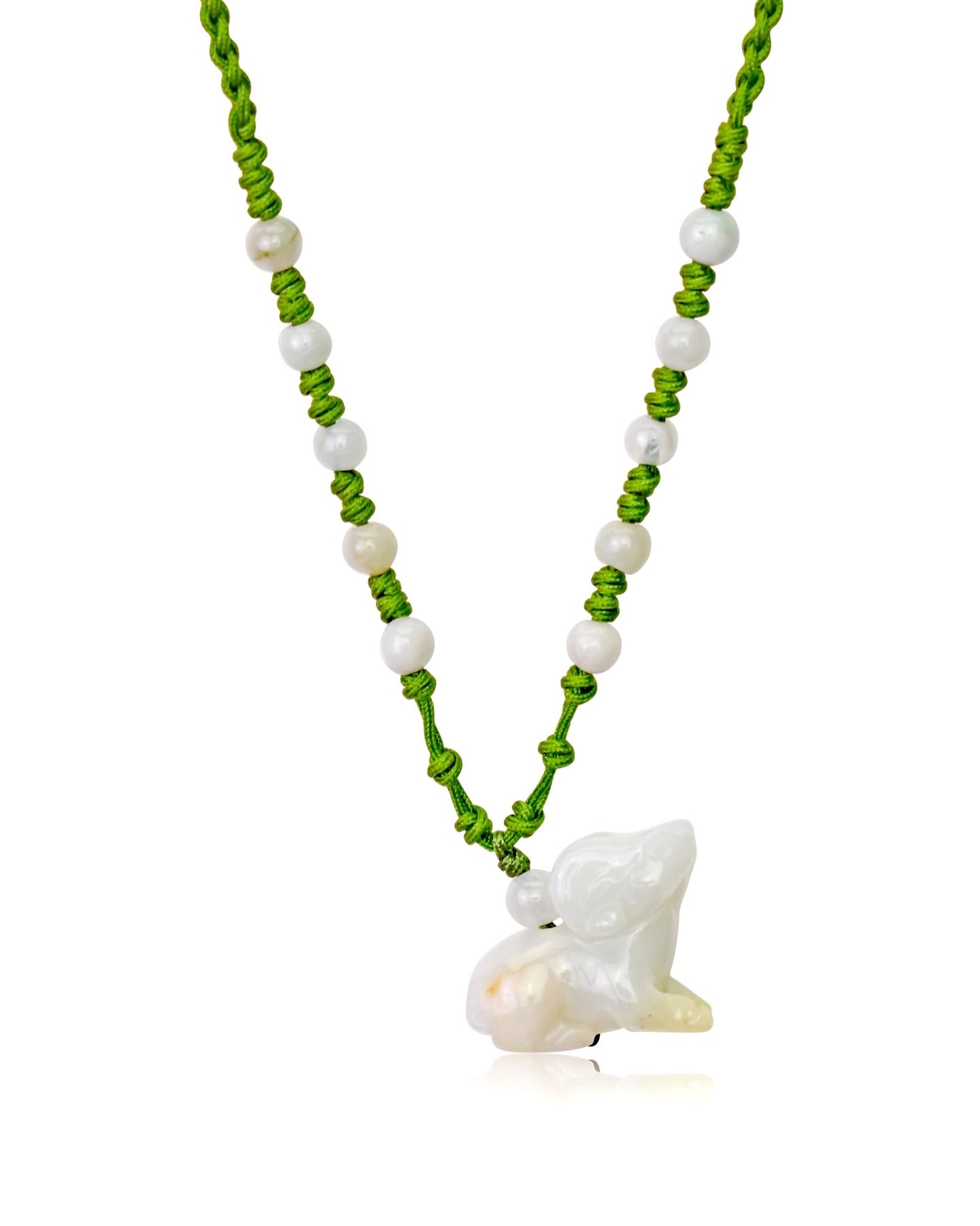 Embrace the Tranquility of the Sheep Zodiac Handmade Jade NecklaceNecklacesSerenity Jade