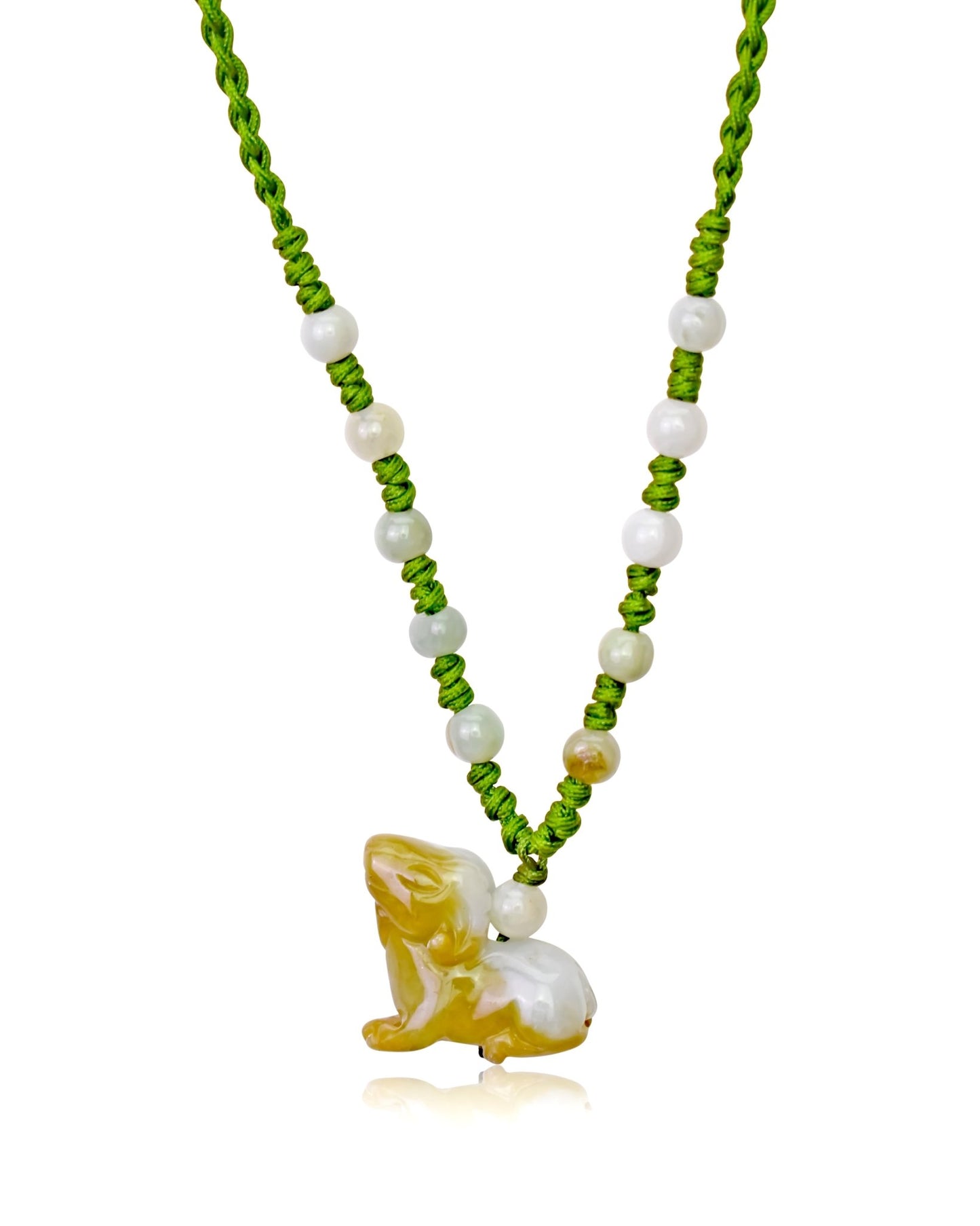Embrace the Tranquility of the Sheep Zodiac Handmade Jade NecklaceNecklacesSerenity Jade