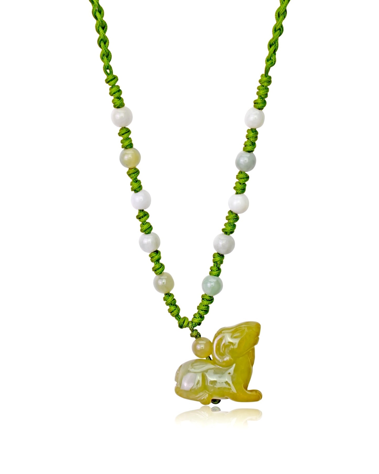 Embrace the Tranquility of the Sheep Zodiac Handmade Jade NecklaceNecklacesSerenity Jade
