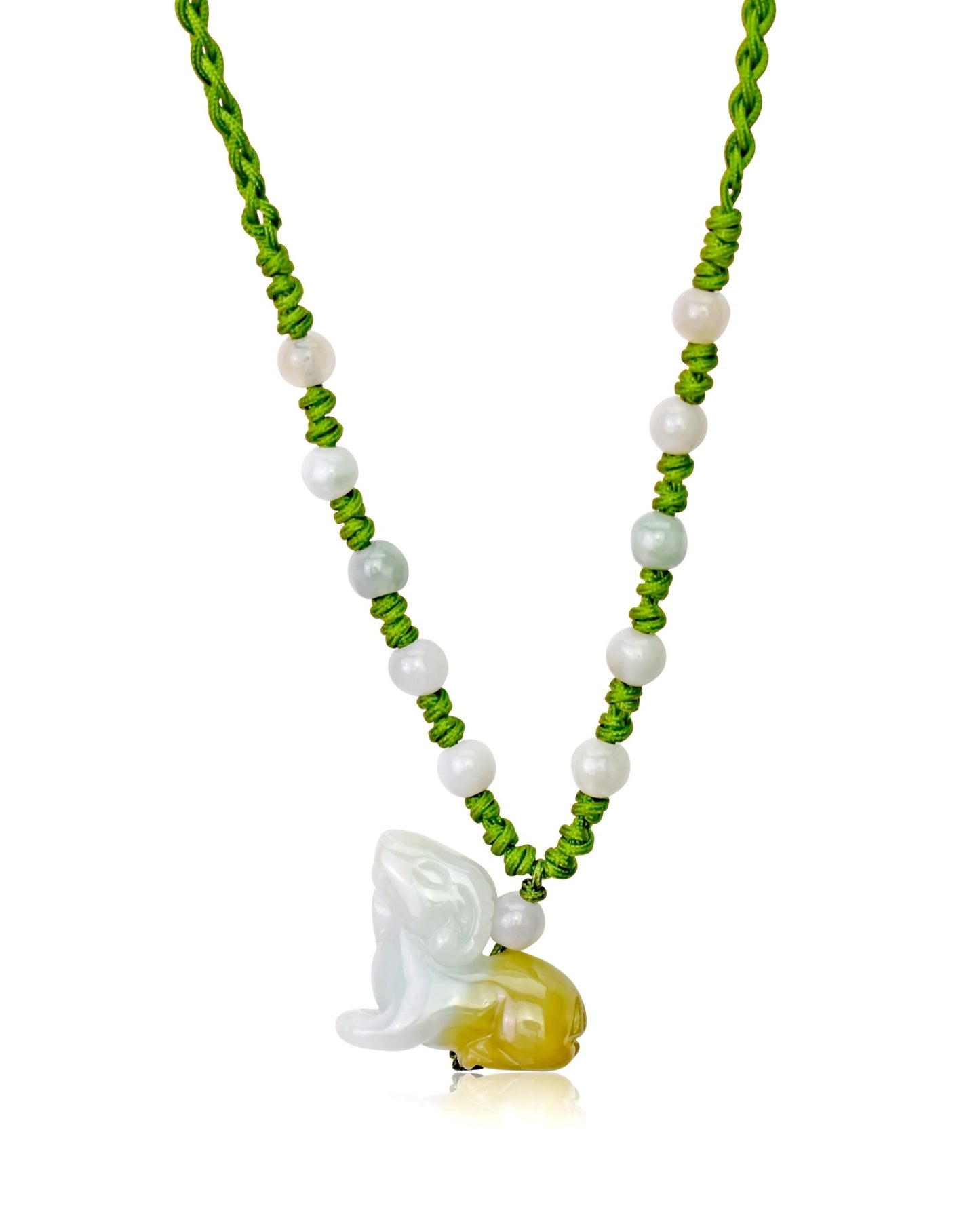 Embrace the Tranquility of the Sheep Zodiac Handmade Jade NecklaceNecklacesSerenity Jade