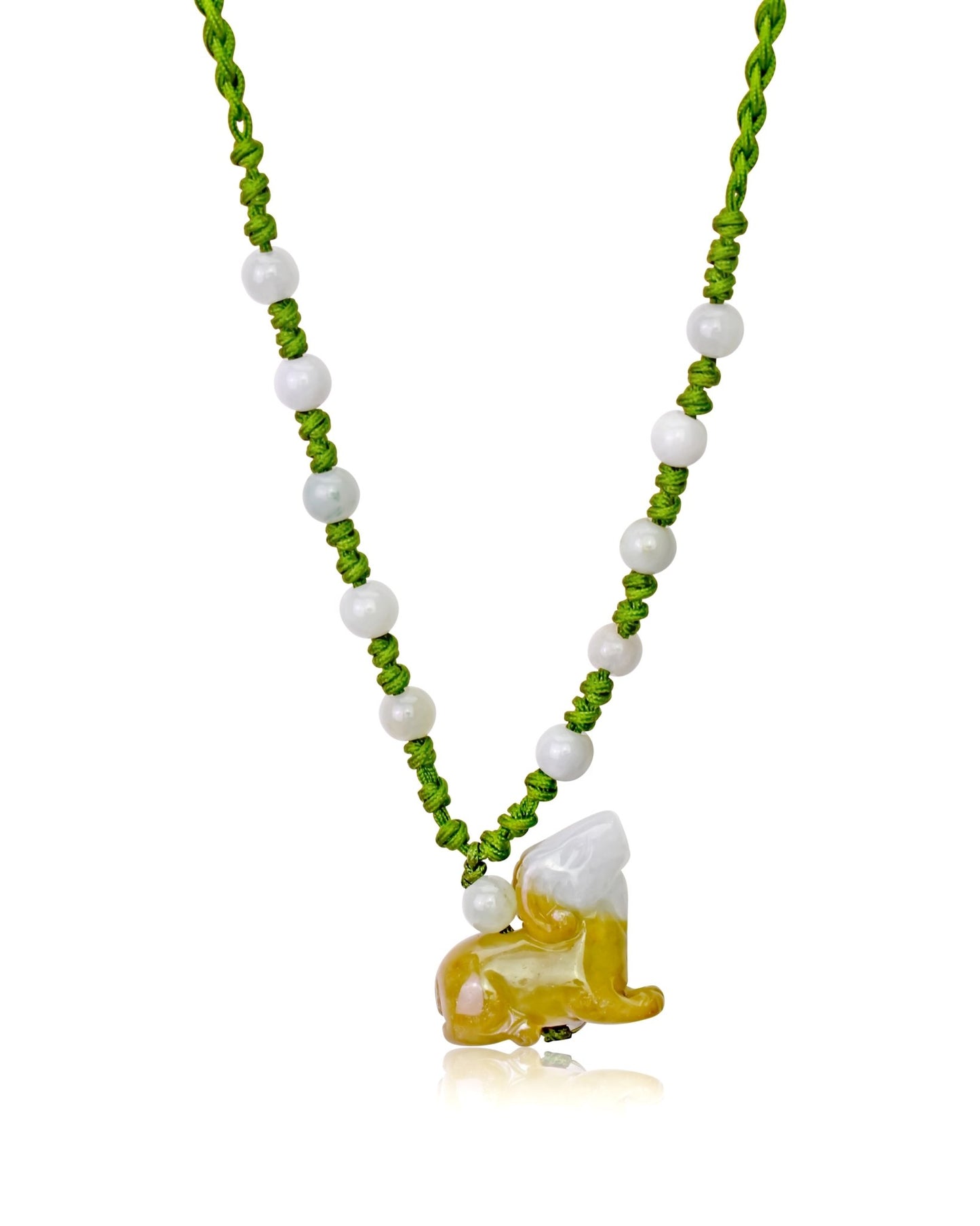 Embrace the Tranquility of the Sheep Zodiac Handmade Jade NecklaceNecklacesSerenity Jade