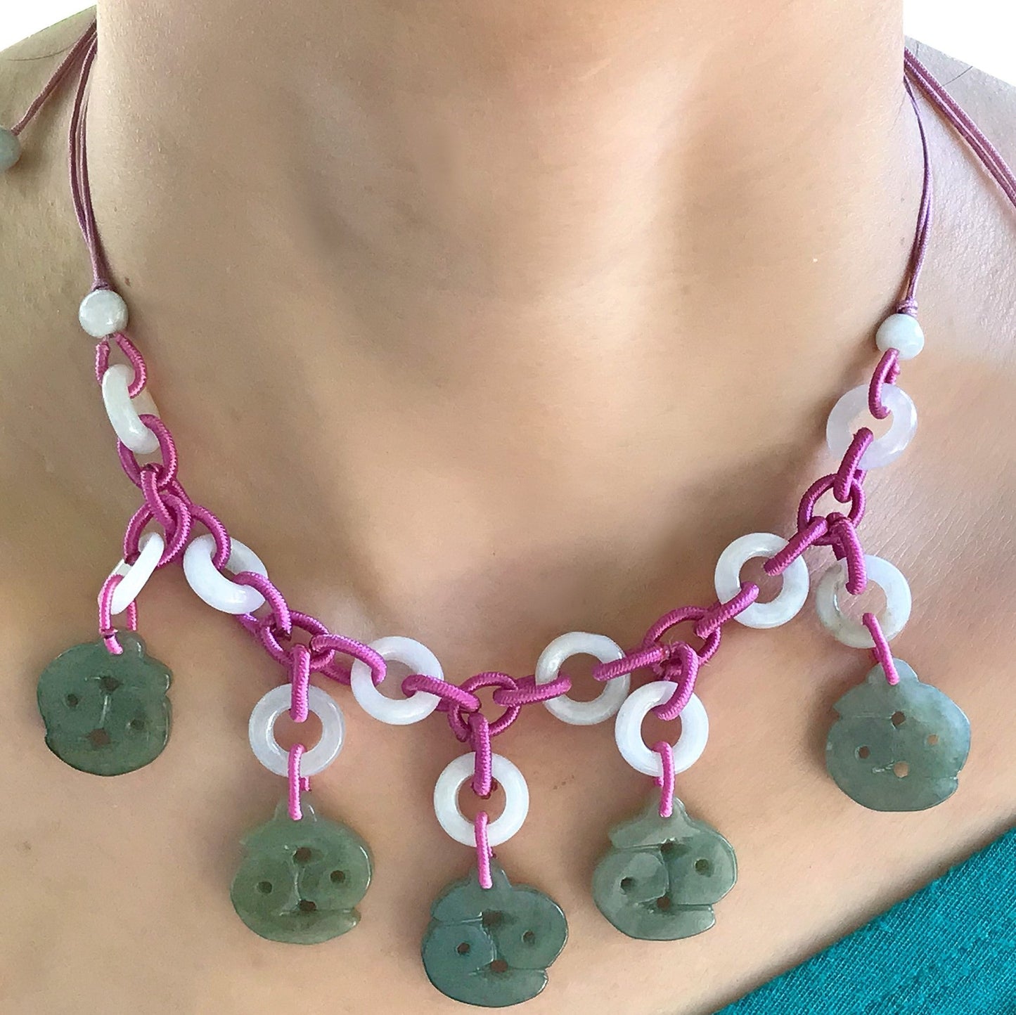 Embrace Your Inner Strength with the Cancer Astrology Jade NecklaceNecklacesSerenity Jade