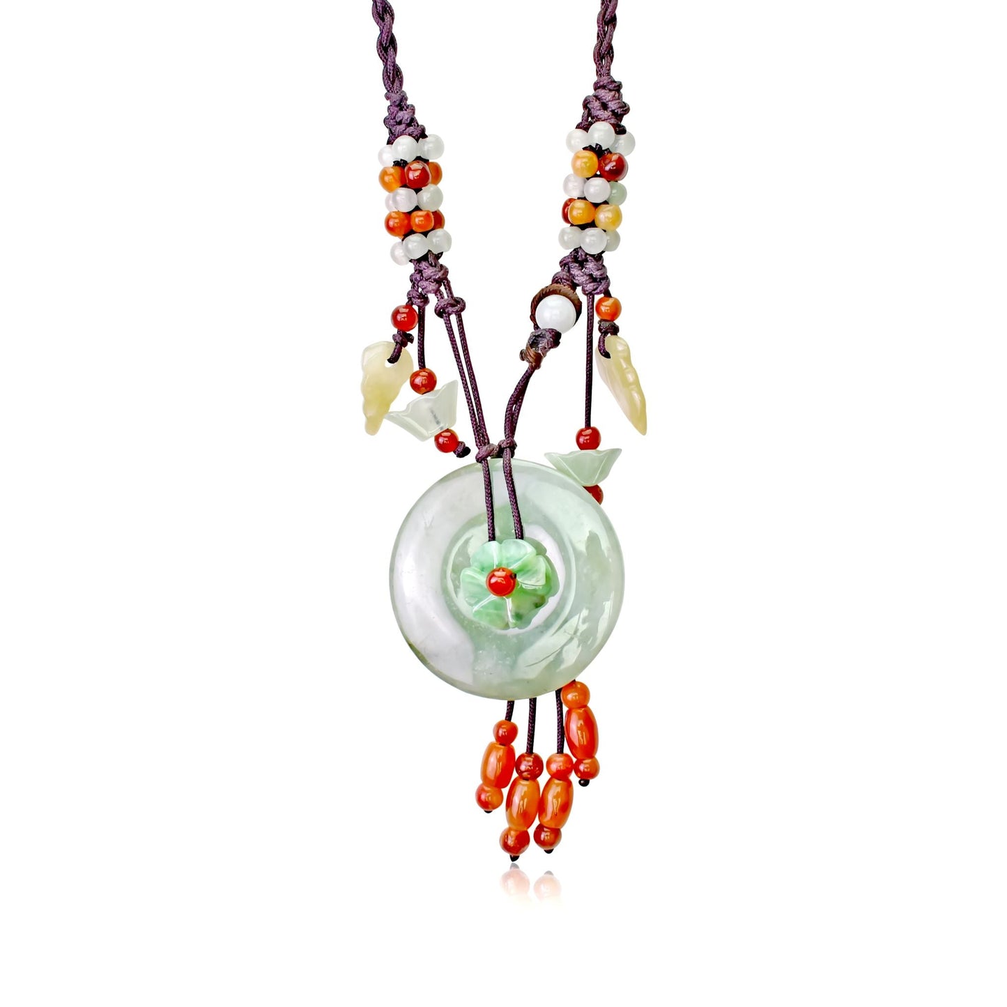 Enjoy the Natural Beauty of Jade with PI Pendant NecklaceNecklacesSerenity Jade