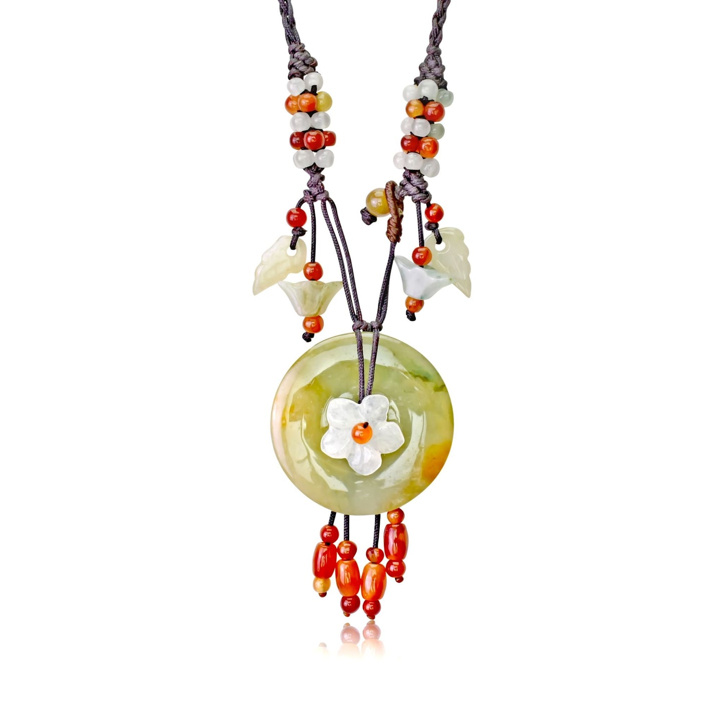 Enjoy the Natural Beauty of Jade with PI Pendant NecklaceNecklacesSerenity Jade