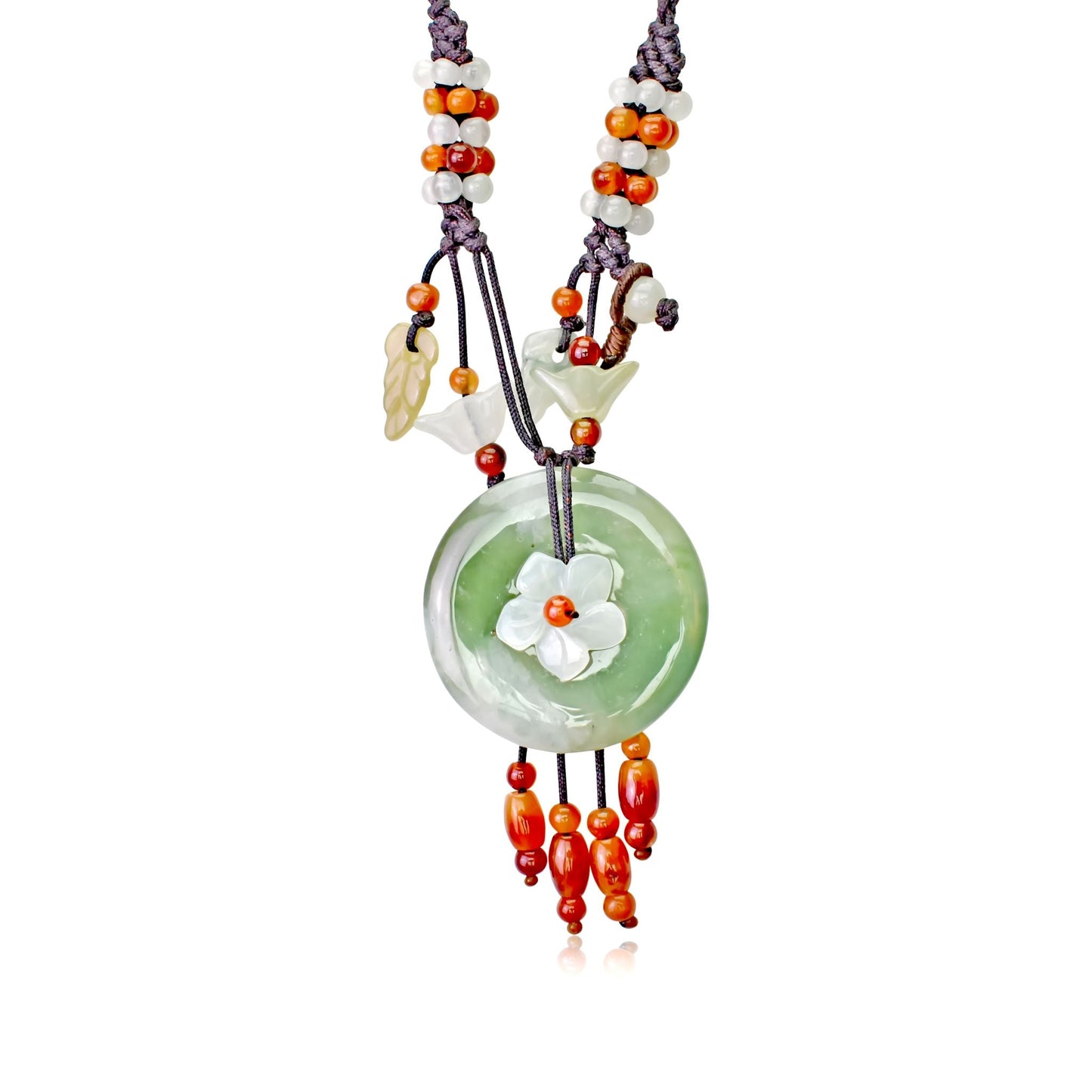 Enjoy the Natural Beauty of Jade with PI Pendant NecklaceNecklacesSerenity Jade