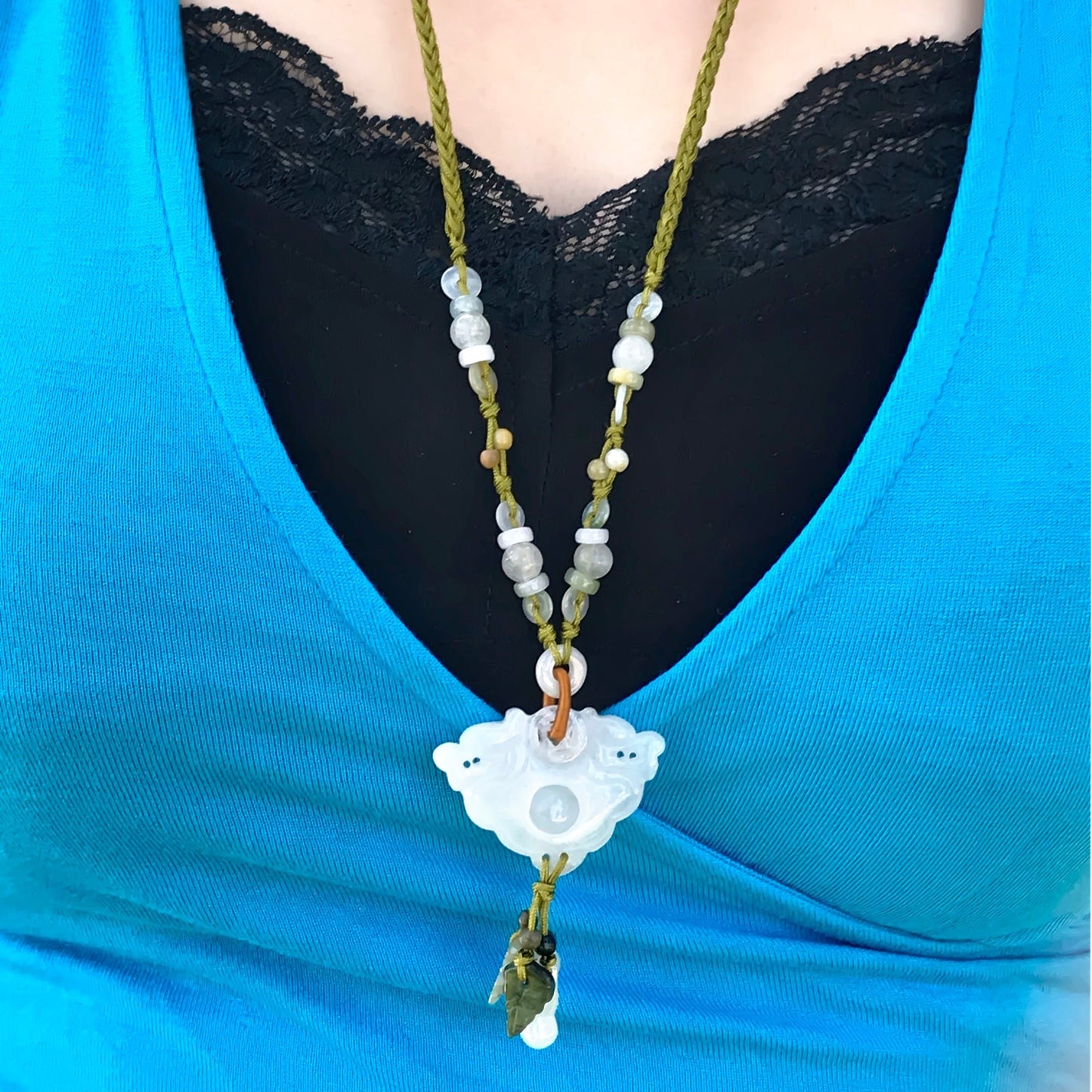 Feel Extraordinary with Dragon Spinning Ball Jade NecklaceNecklacesSerenity Jade