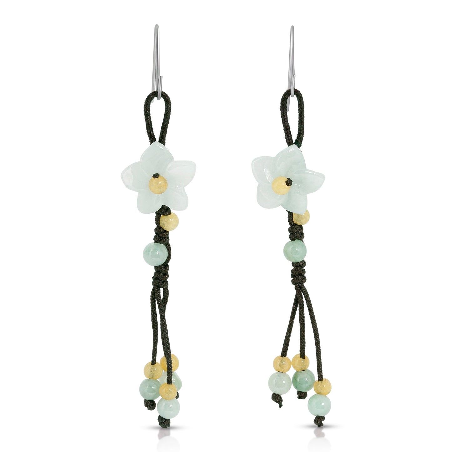 Feel like a Princess with Breath of Heaven Flower Jade Earrings jade jewelry jadesEarringsSerenity Jade