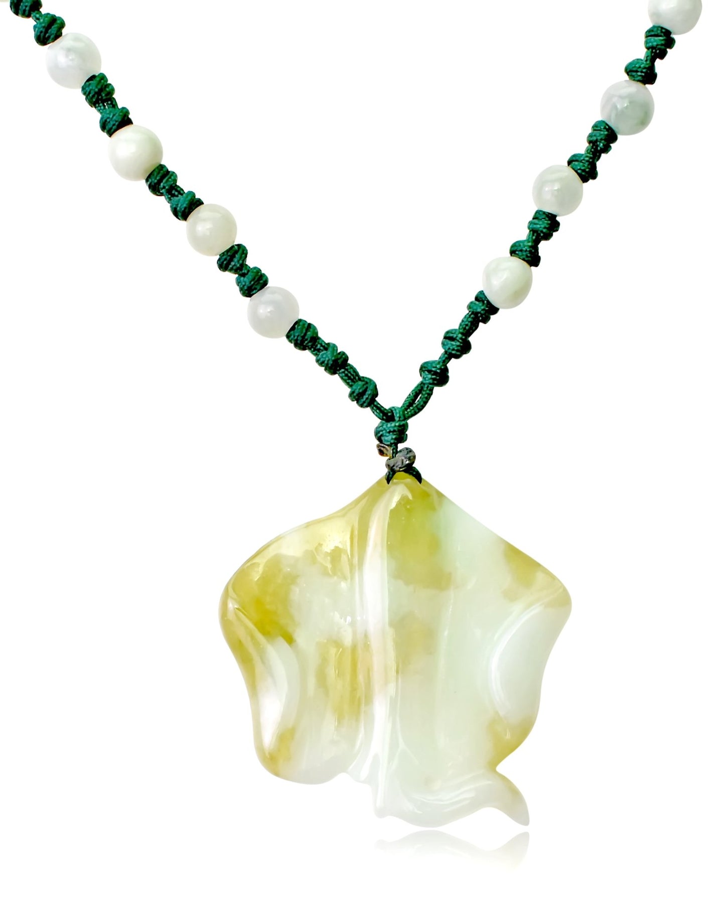 Flow with Grace & Style: The Sting Ray Jade Pendant NecklaceNecklacesSerenity Jade