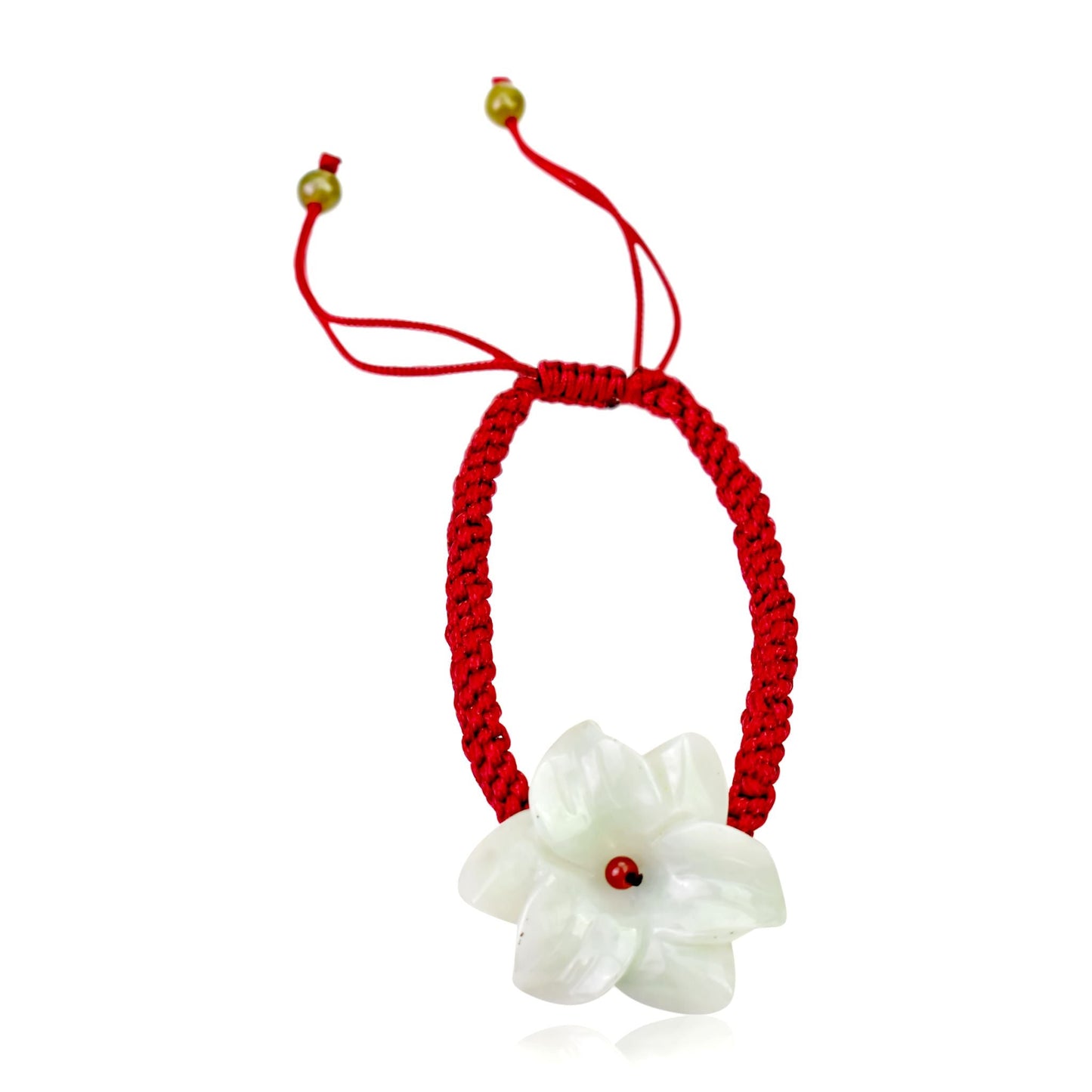 Get the Look You Deserve with a Stargazer Lily Flower Jade BraceletBraceletsSerenity Jade