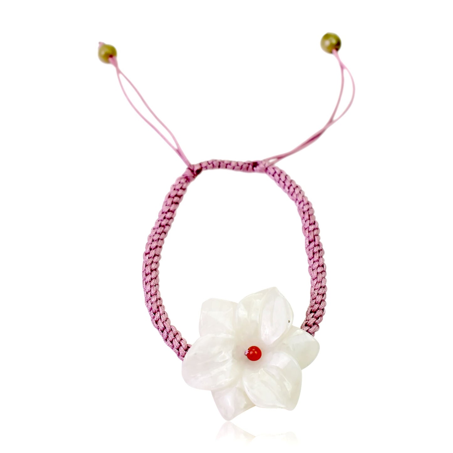Get the Look You Deserve with a Stargazer Lily Flower Jade BraceletBraceletsSerenity Jade