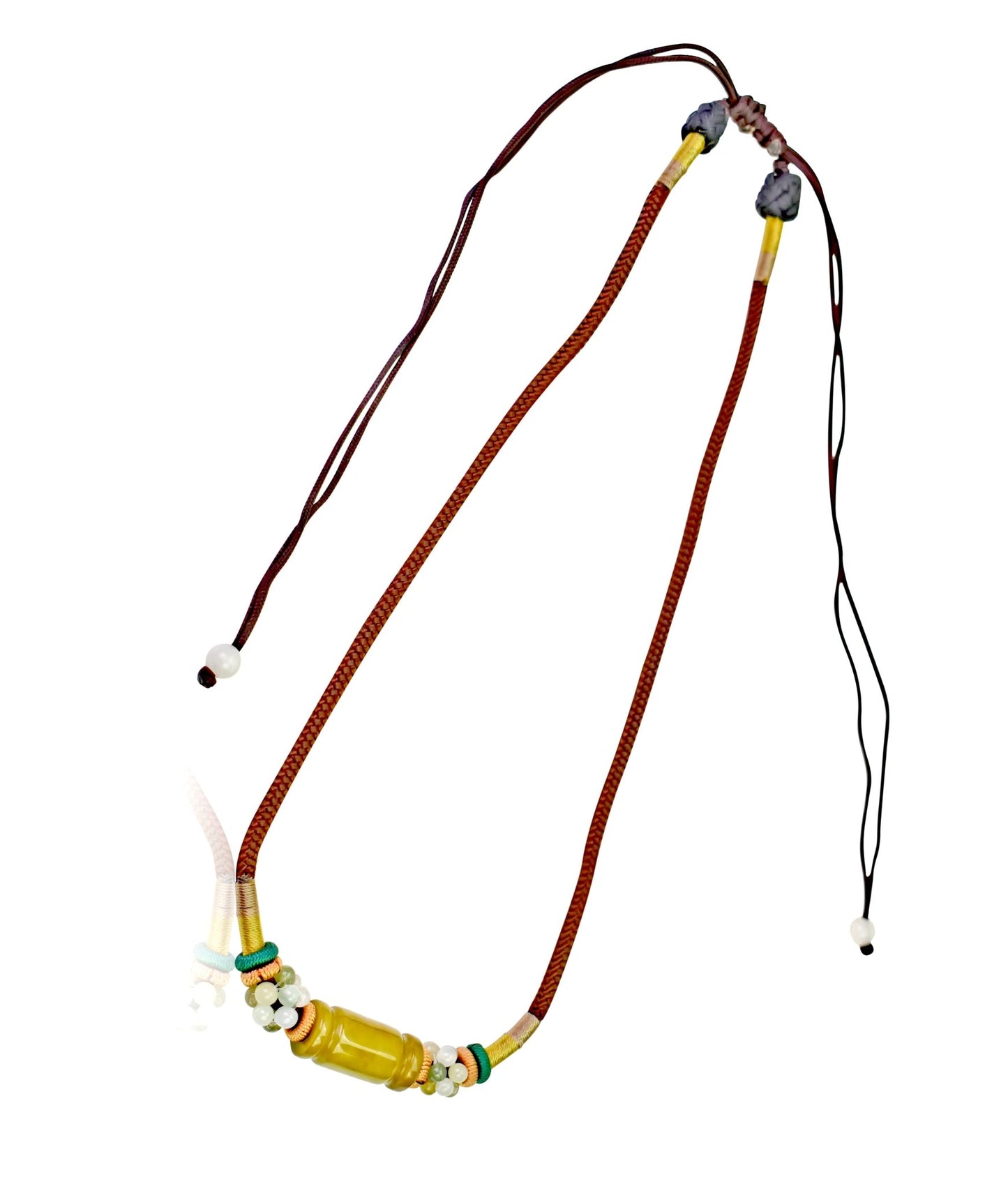 Sleek Simplicity Meets Powerful Energy: The Tube Jade Pendant NecklaceNecklacesSerenity Jade