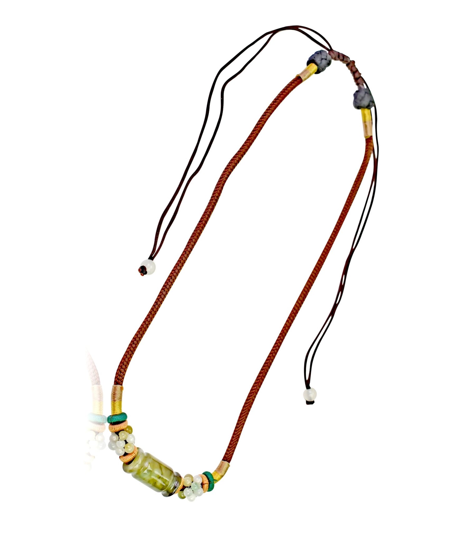 Sleek Simplicity Meets Powerful Energy: The Tube Jade Pendant NecklaceNecklacesSerenity Jade