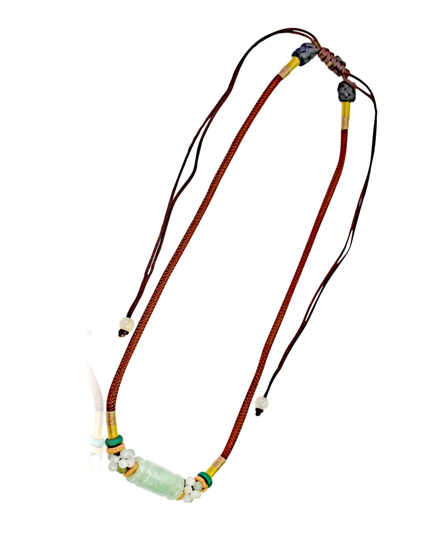 Sleek Simplicity Meets Powerful Energy: The Tube Jade Pendant NecklaceNecklacesSerenity Jade