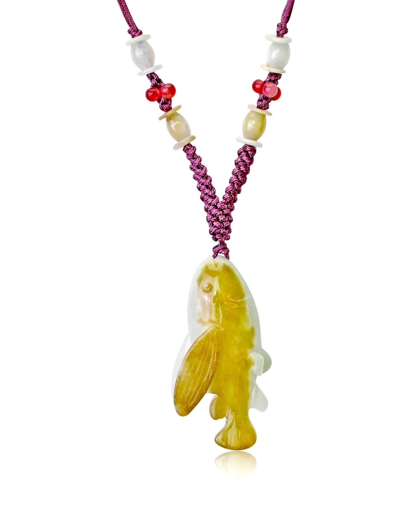 Soar in Style with the Flying Fish Jade Pendant NecklaceNecklacesSerenity Jade