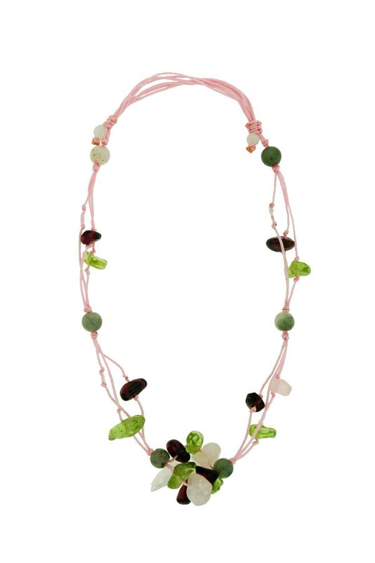 Multi Gemstone Pendant a Gemstone Bracelets for Women Inspiring Peace, Love, and Confidence