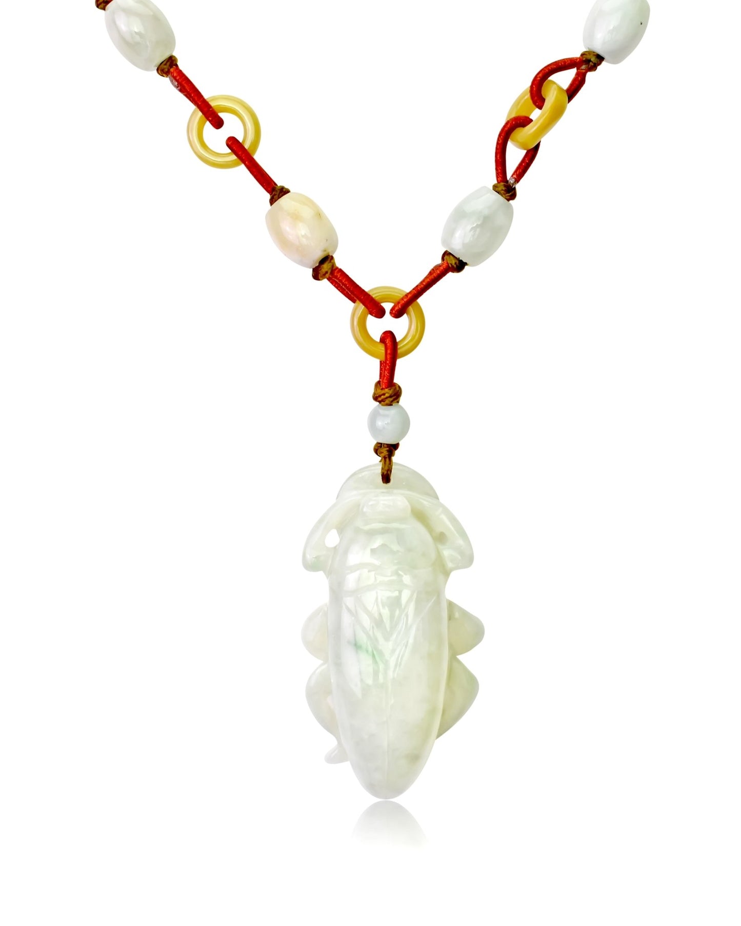 Stand Out with the Colossal Tortoise Beetle Jade Pendant NecklaceNecklacesSerenity Jade