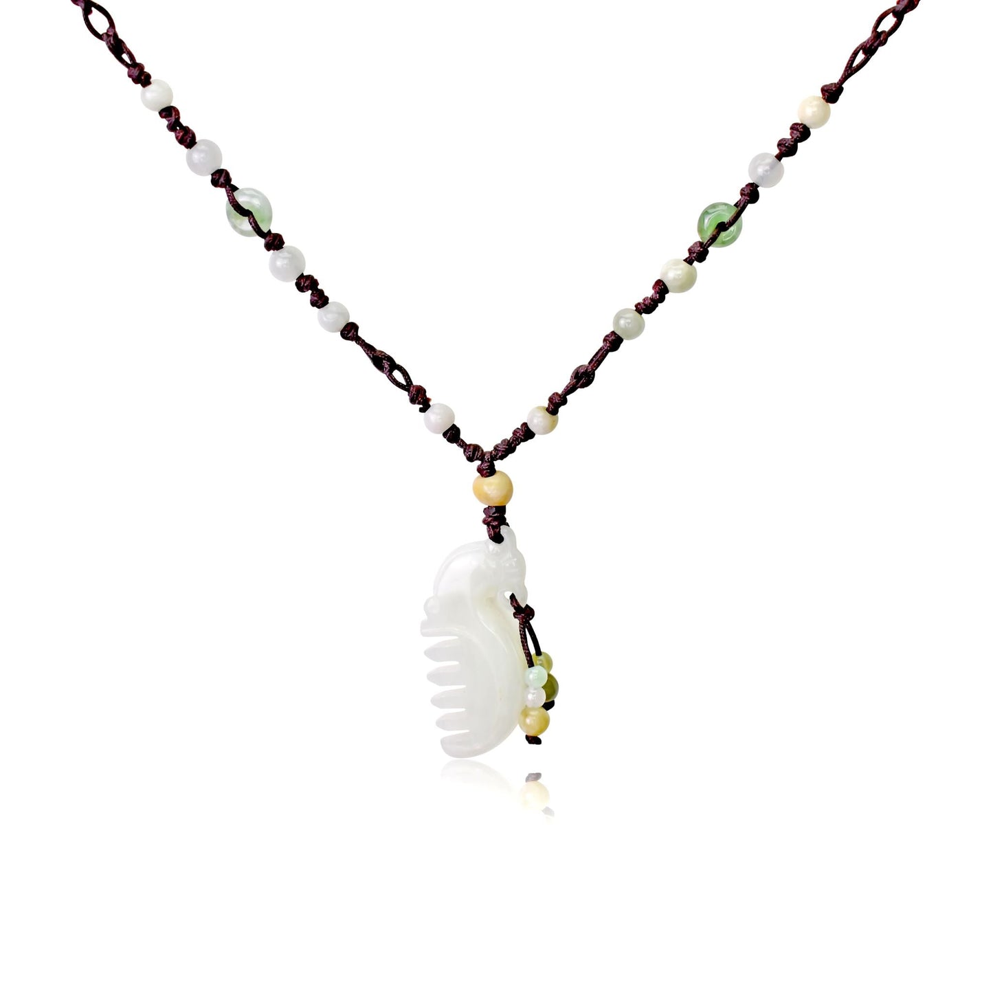 Stylish Comb Handmade Jade Necklace PendantNecklacesSerenity Jade
