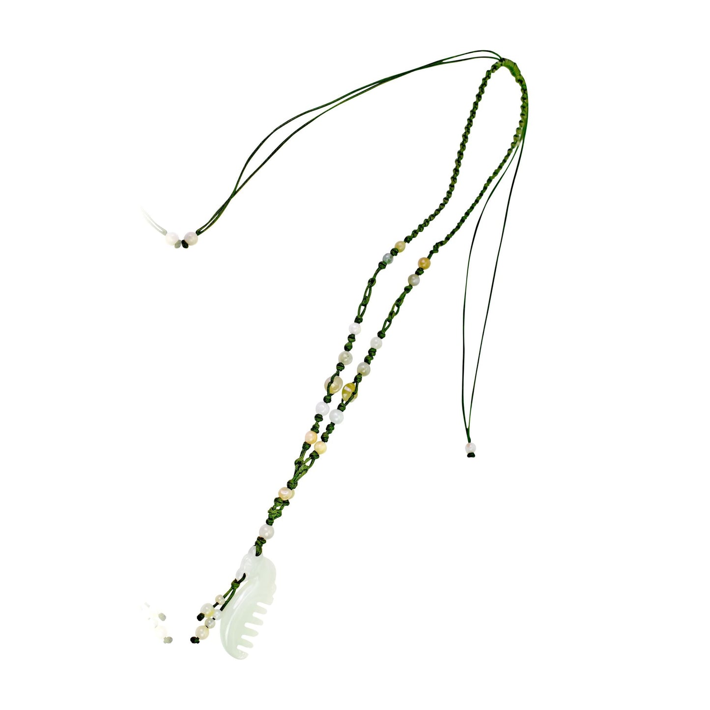 Stylish Comb Handmade Jade Necklace PendantNecklacesSerenity Jade