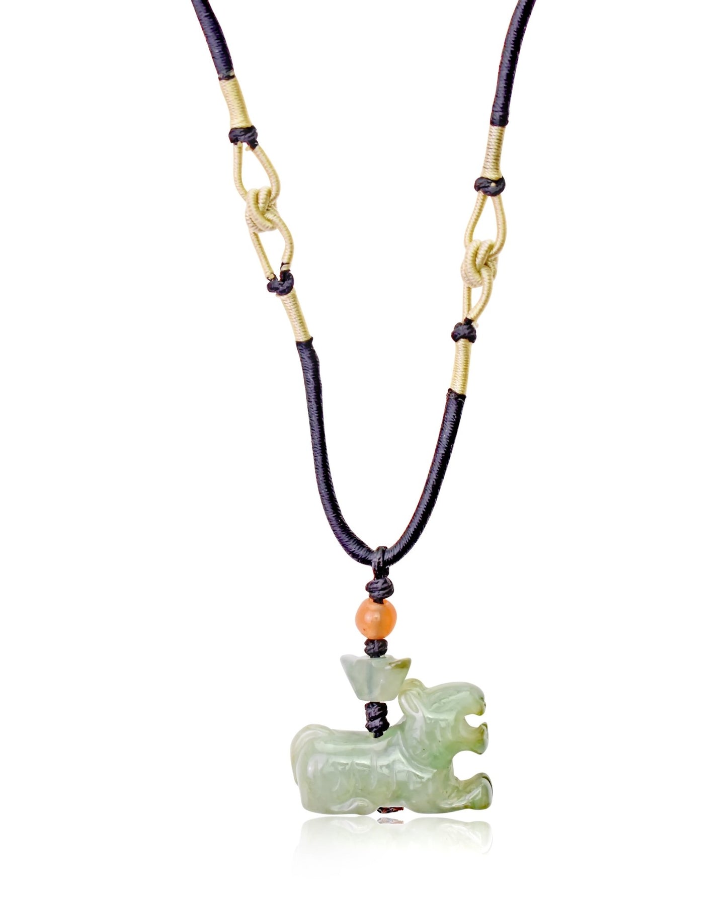 Unleash the Bold Power of the Tiger with Our Exquisite Jade NecklaceNecklacesSerenity Jade
