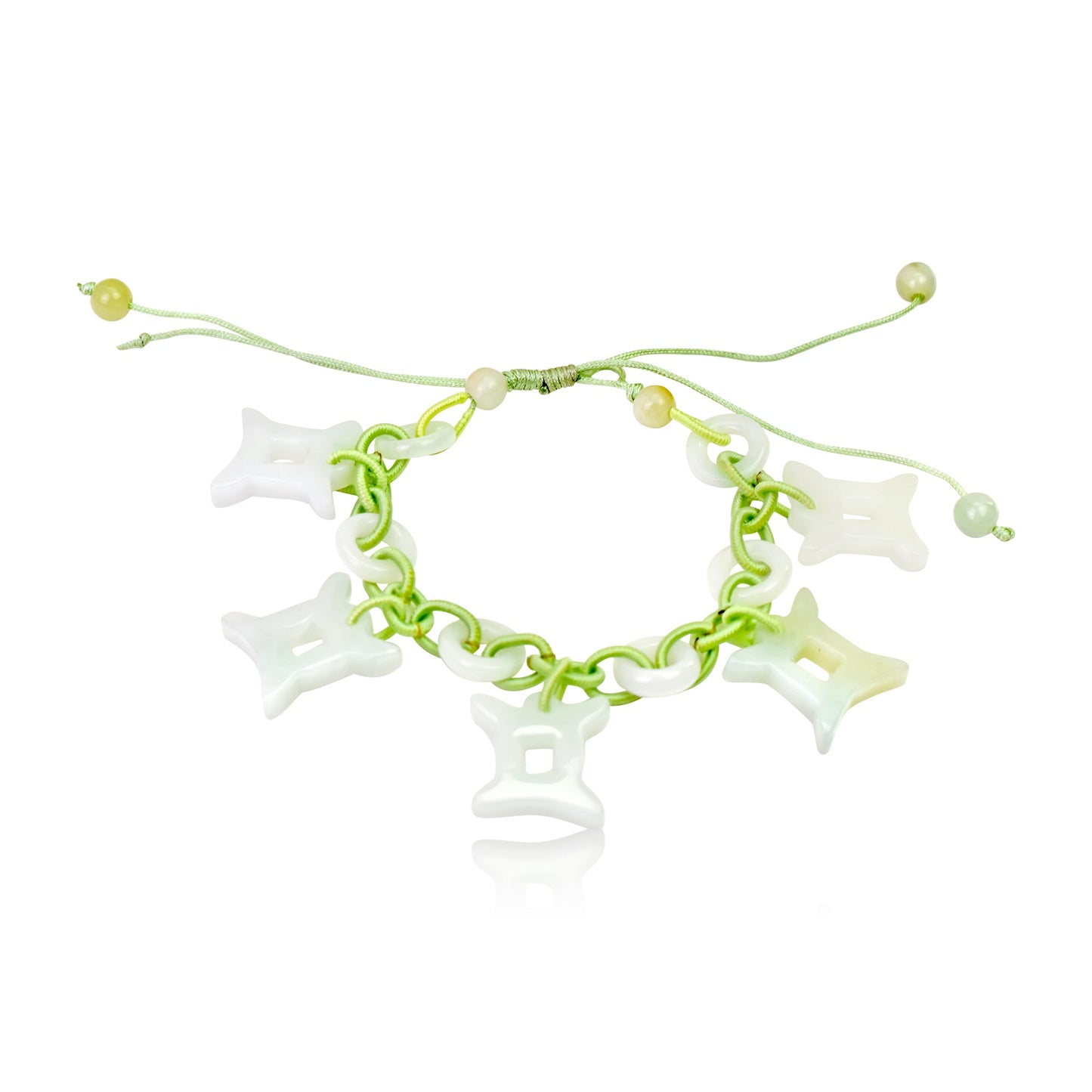 Unleash the Duality of Gemini with the Enchanting Jade BraceletBraceletsSerenity Jade