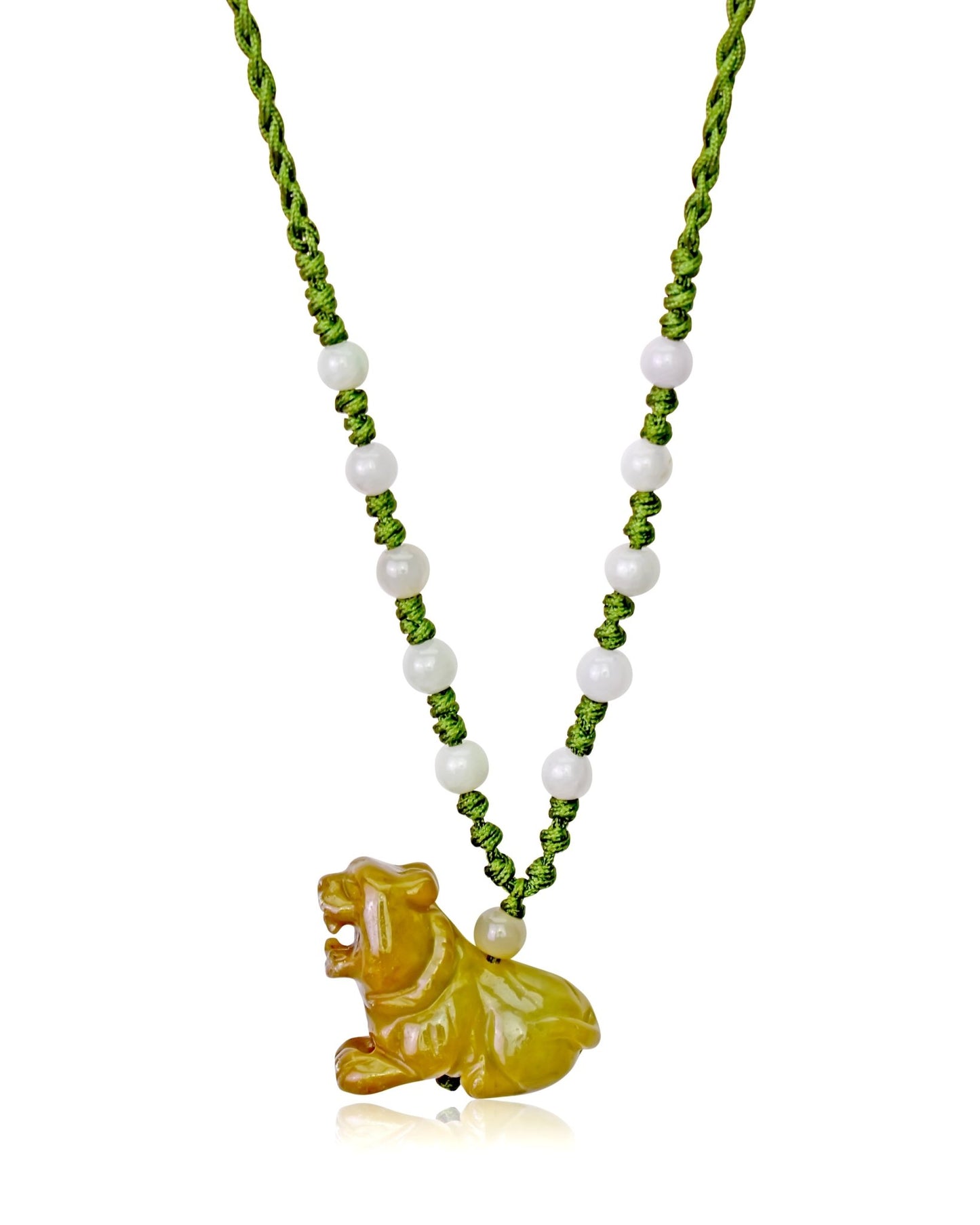 Unleash the Fierce Power of the Tiger Jade Pendent NecklaceNecklacesSerenity Jade