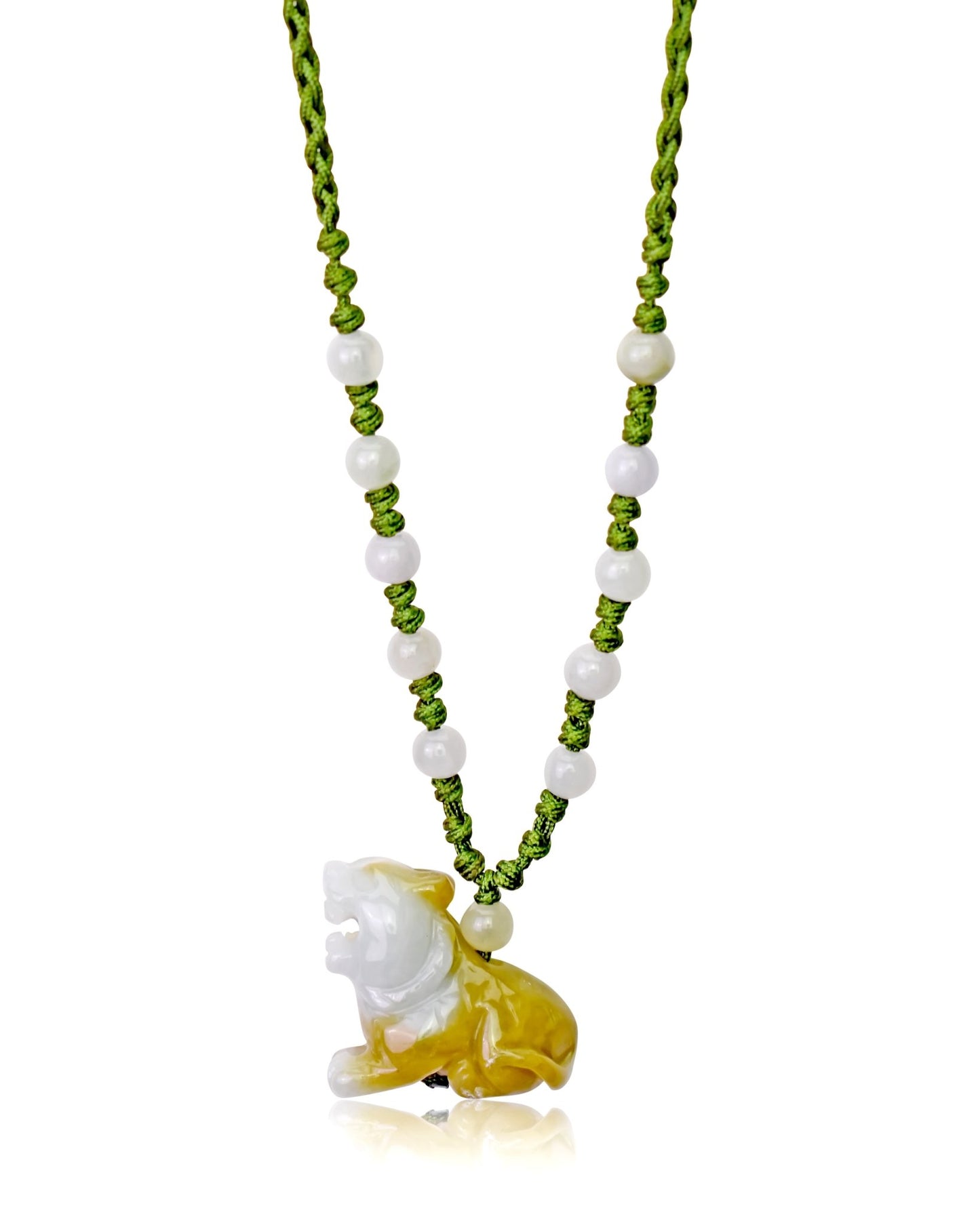 Unleash the Fierce Power of the Tiger Jade Pendent NecklaceNecklacesSerenity Jade