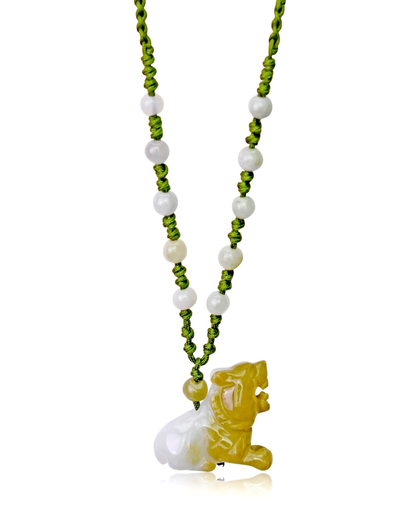 Unleash the Fierce Power of the Tiger Jade Pendent NecklaceNecklacesSerenity Jade