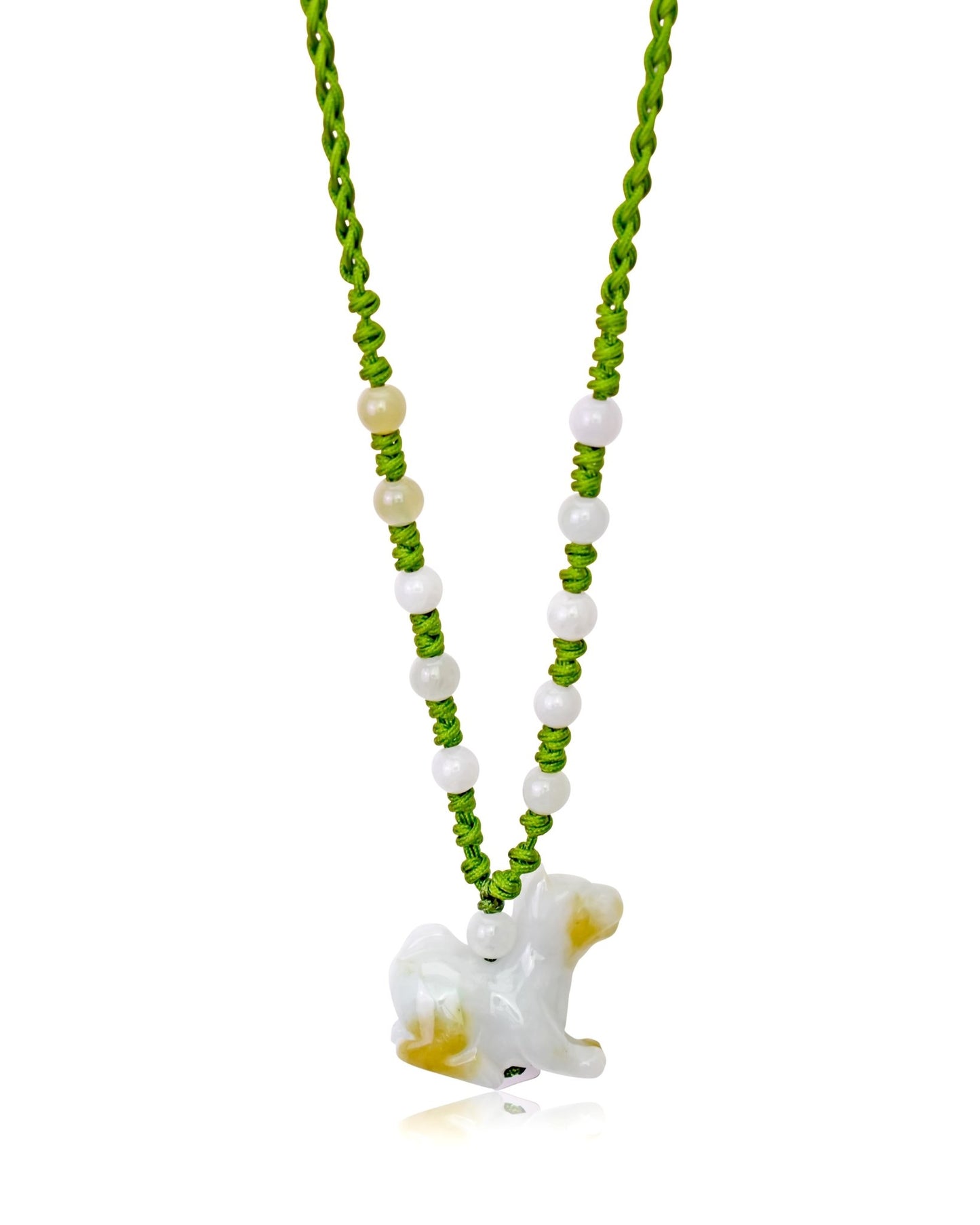 Unleash the Loyalty and Courage of the Dog Zodiac Jade NecklaceNecklacesSerenity Jade