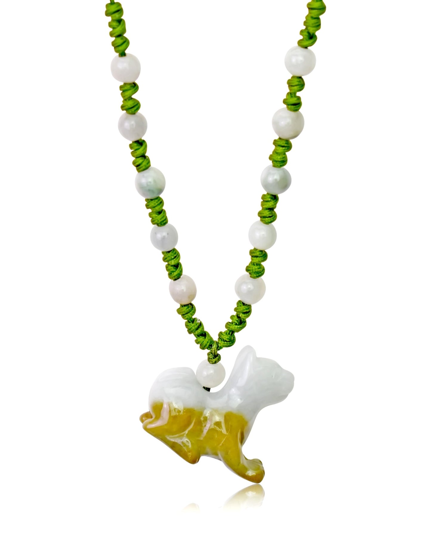 Unleash the Loyalty and Courage of the Dog Zodiac Jade NecklaceNecklacesSerenity Jade