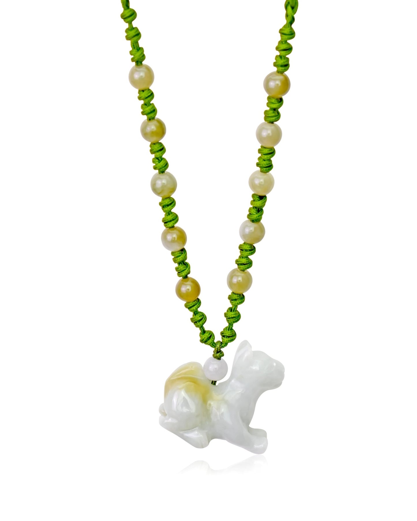 Unleash the Loyalty and Courage of the Dog Zodiac Jade NecklaceNecklacesSerenity Jade