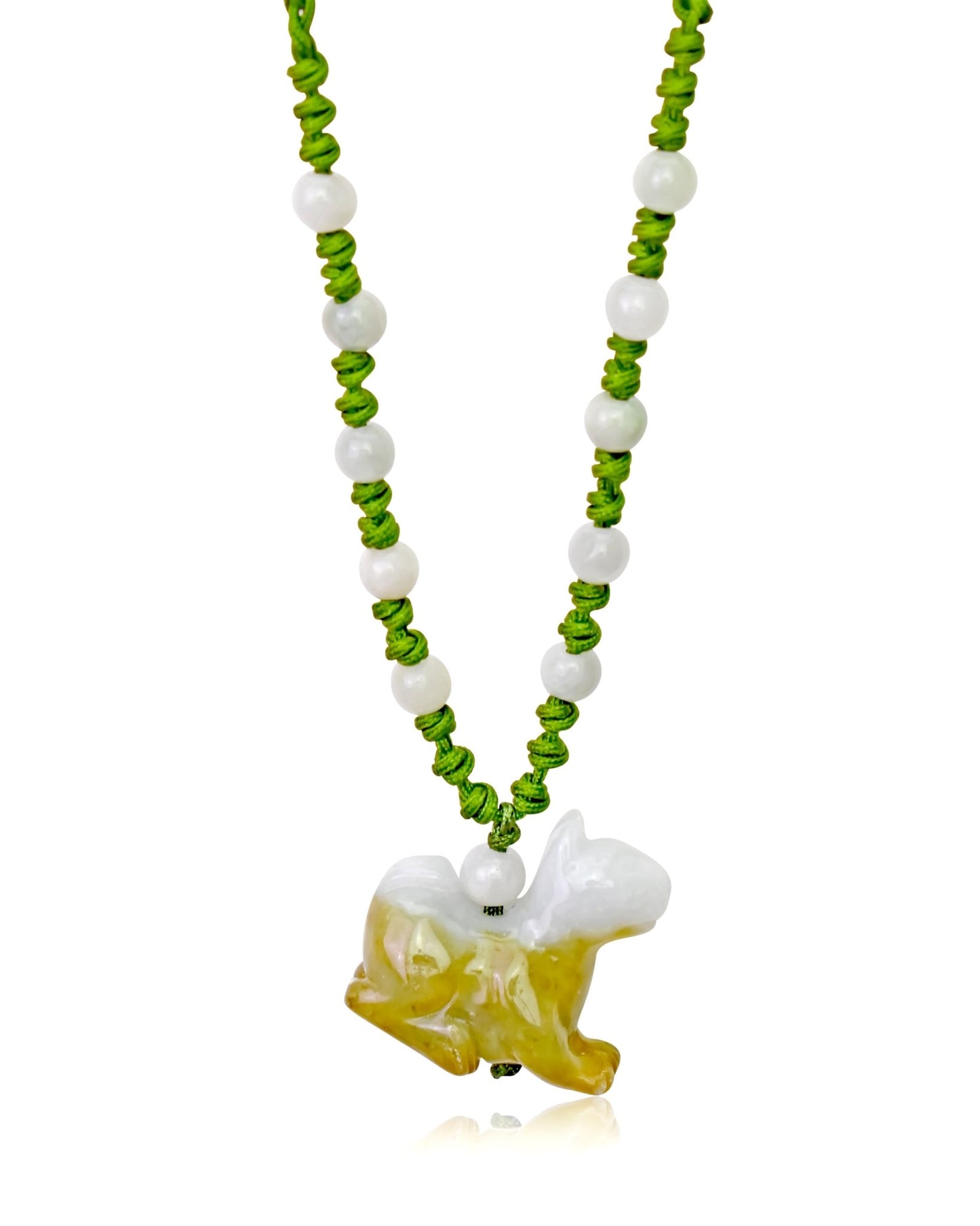 Unleash the Loyalty and Courage of the Dog Zodiac Jade NecklaceNecklacesSerenity Jade