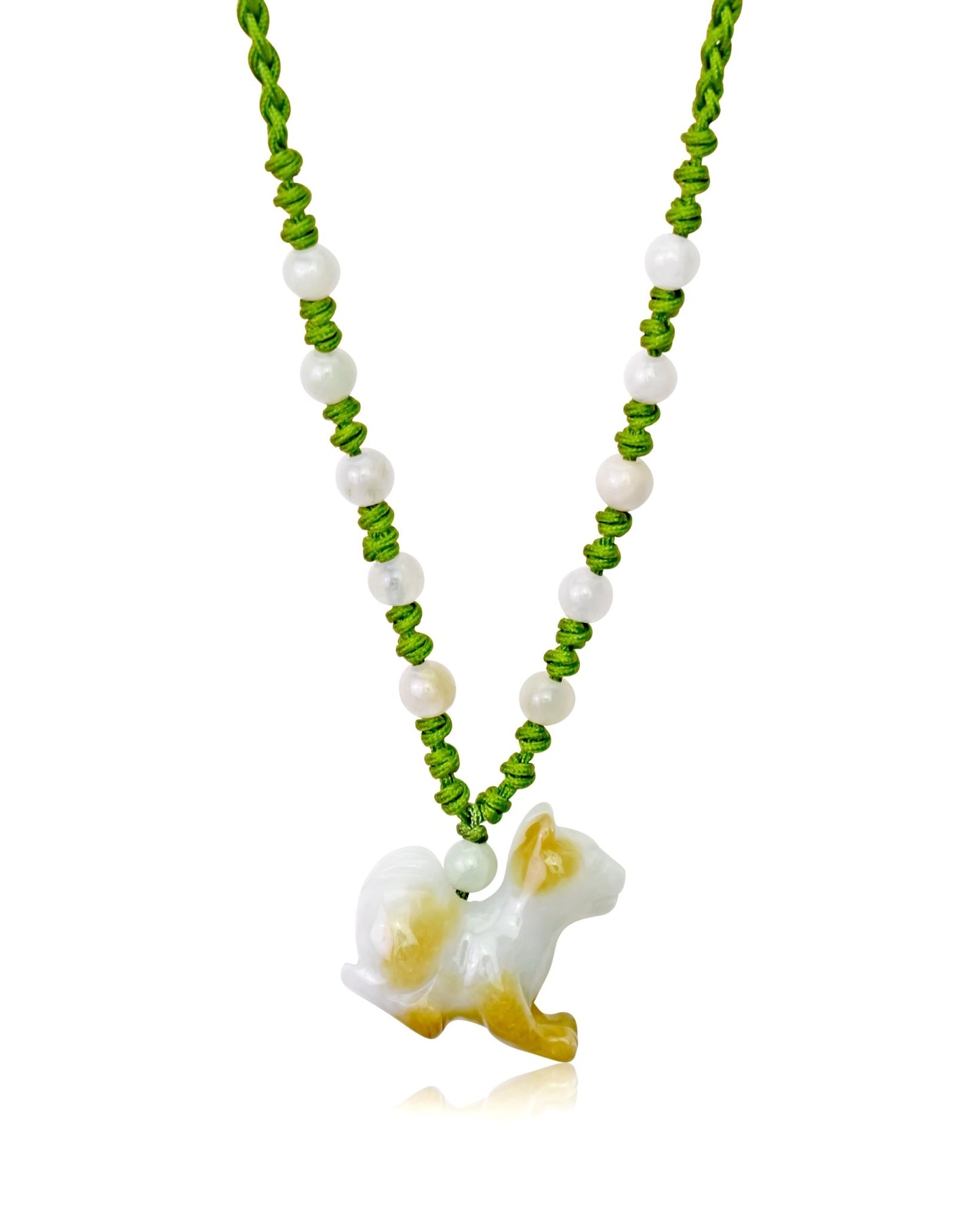 Unleash the Loyalty and Courage of the Dog Zodiac Jade NecklaceNecklacesSerenity Jade